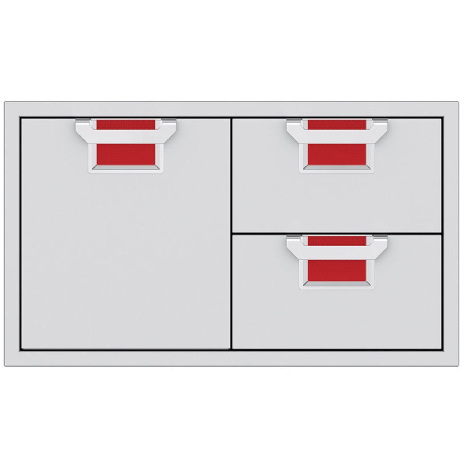 Aspire by Hestan AESDR36 Double Drawer and Storage Door Combo, 36-Inches - Grill : Cabinetry by Aspire by Hestan | Buy at Agent BBQ