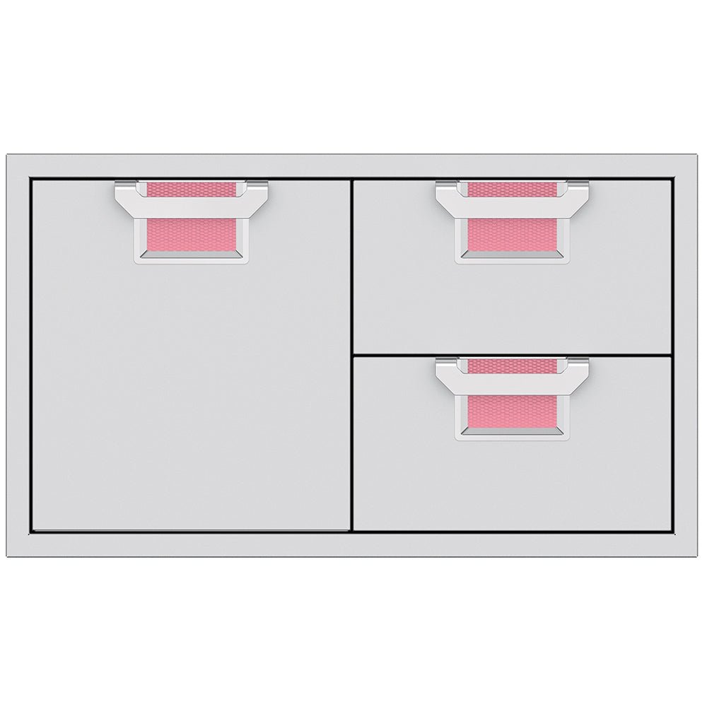 Aspire by Hestan AESDR36 Double Drawer and Storage Door Combo, 36-Inches - Grill : Cabinetry by Aspire by Hestan | Buy at Agent BBQ