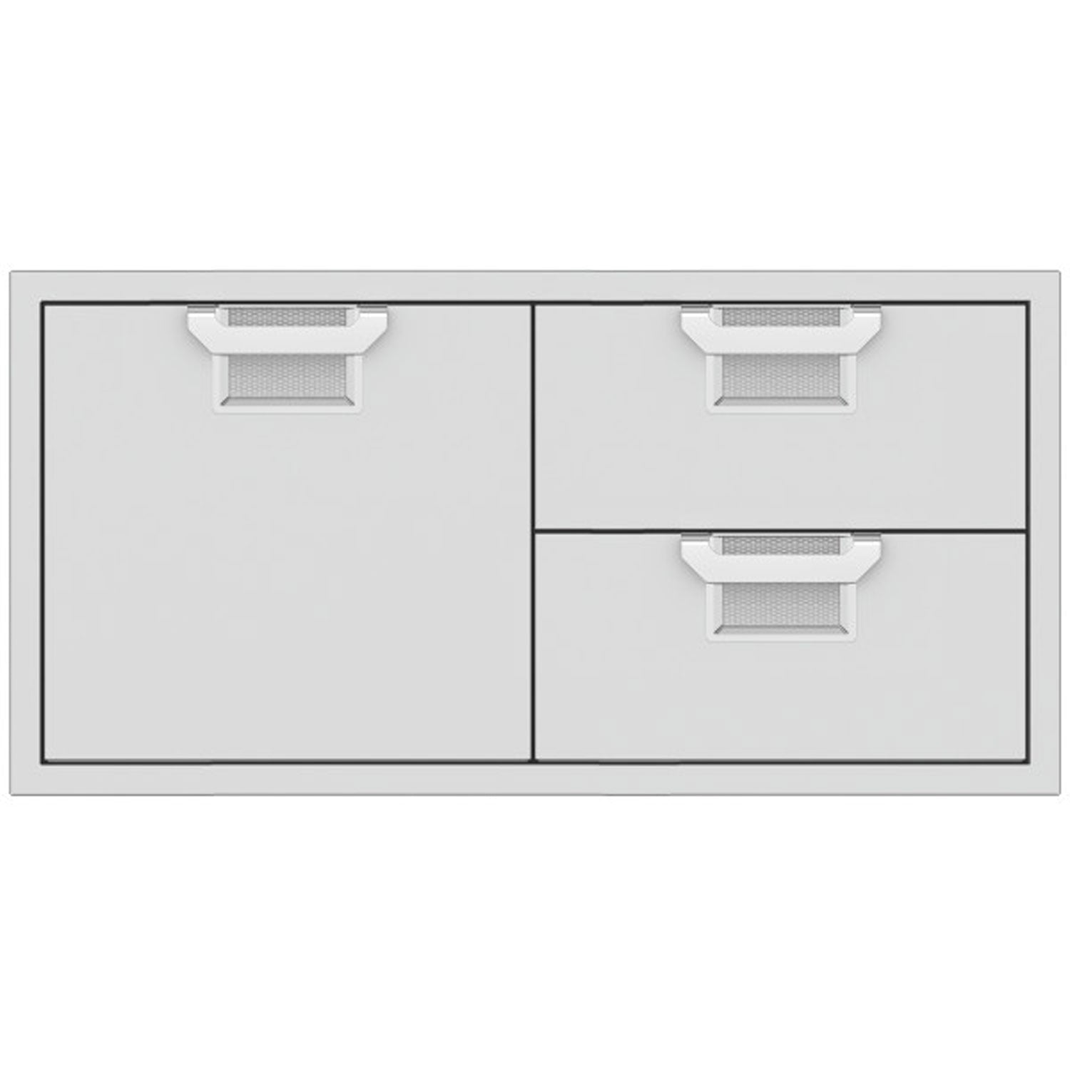 Aspire by Hestan AESDR42 Double Drawer and Storage Door Combo, 42-Inches - Grill : Cabinetry by Aspire by Hestan | Buy at Agent BBQ