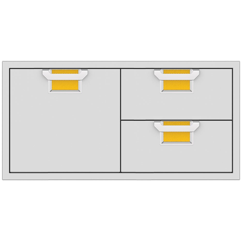 Aspire by Hestan AESDR42 Double Drawer and Storage Door Combo, 42-Inches - Grill : Cabinetry by Aspire by Hestan | Buy at Agent BBQ