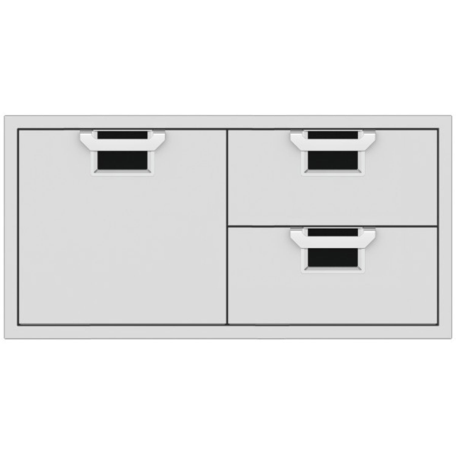 Aspire by Hestan AESDR42 Double Drawer and Storage Door Combo, 42-Inches - Grill : Cabinetry by Aspire by Hestan | Buy at Agent BBQ