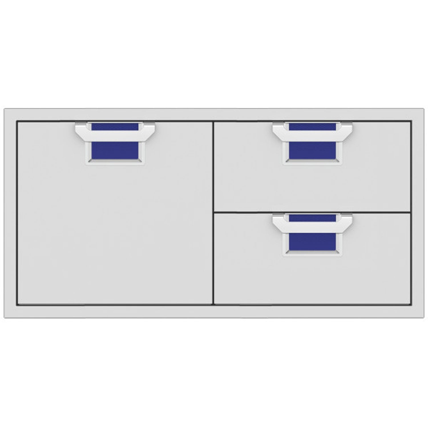 Aspire by Hestan AESDR42 Double Drawer and Storage Door Combo, 42-Inches - Grill : Cabinetry by Aspire by Hestan | Buy at Agent BBQ