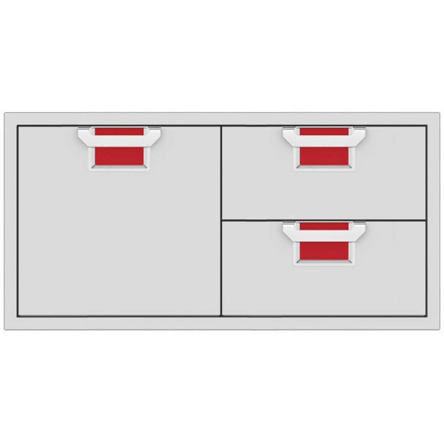 Aspire by Hestan AESDR42 Double Drawer and Storage Door Combo, 42-Inches - Grill : Cabinetry by Aspire by Hestan | Buy at Agent BBQ