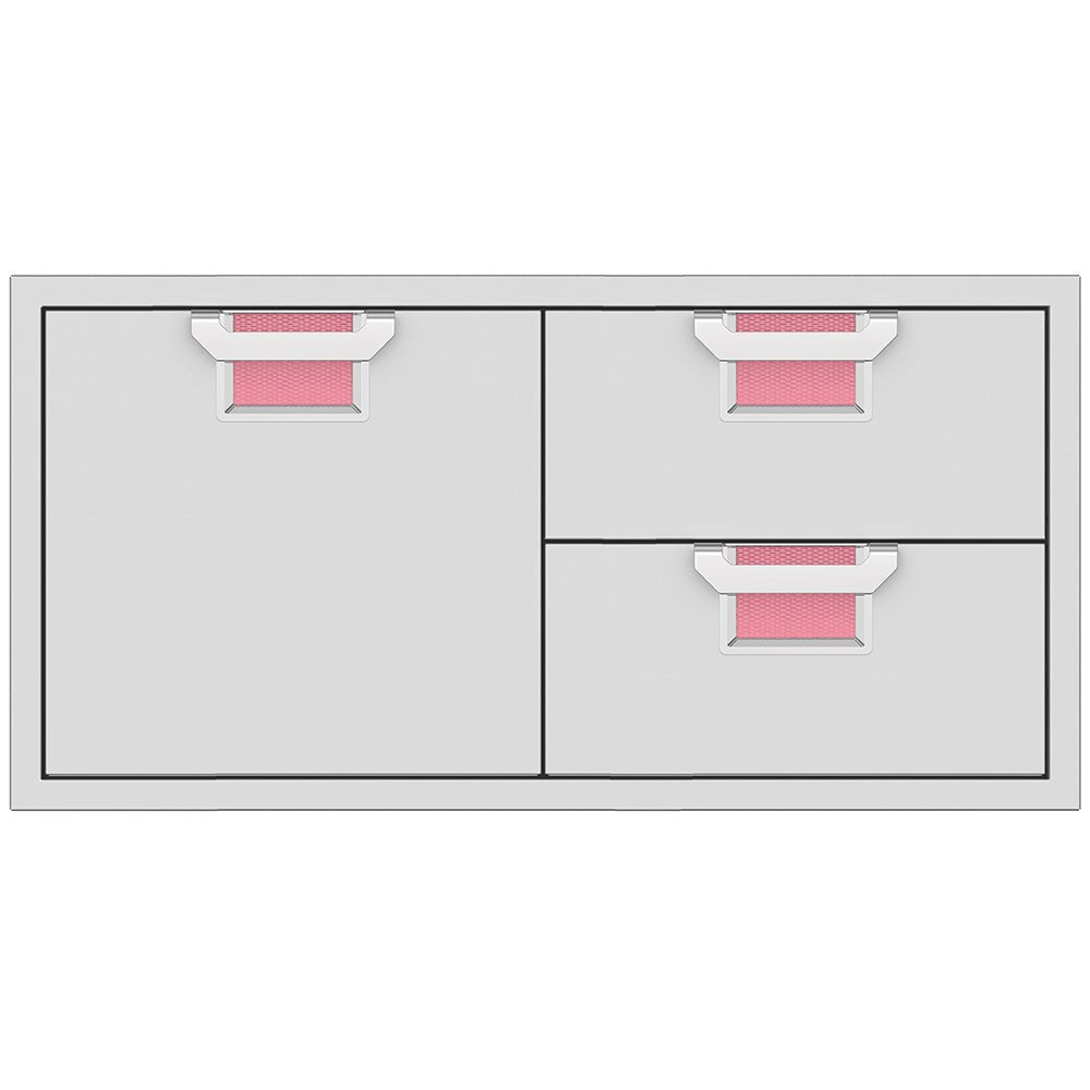 Aspire by Hestan AESDR42 Double Drawer and Storage Door Combo, 42-Inches - Grill : Cabinetry by Aspire by Hestan | Buy at Agent BBQ