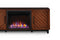 Napoleon Bella Media Console in Walnut | Cineview 26'' Electric Firebox