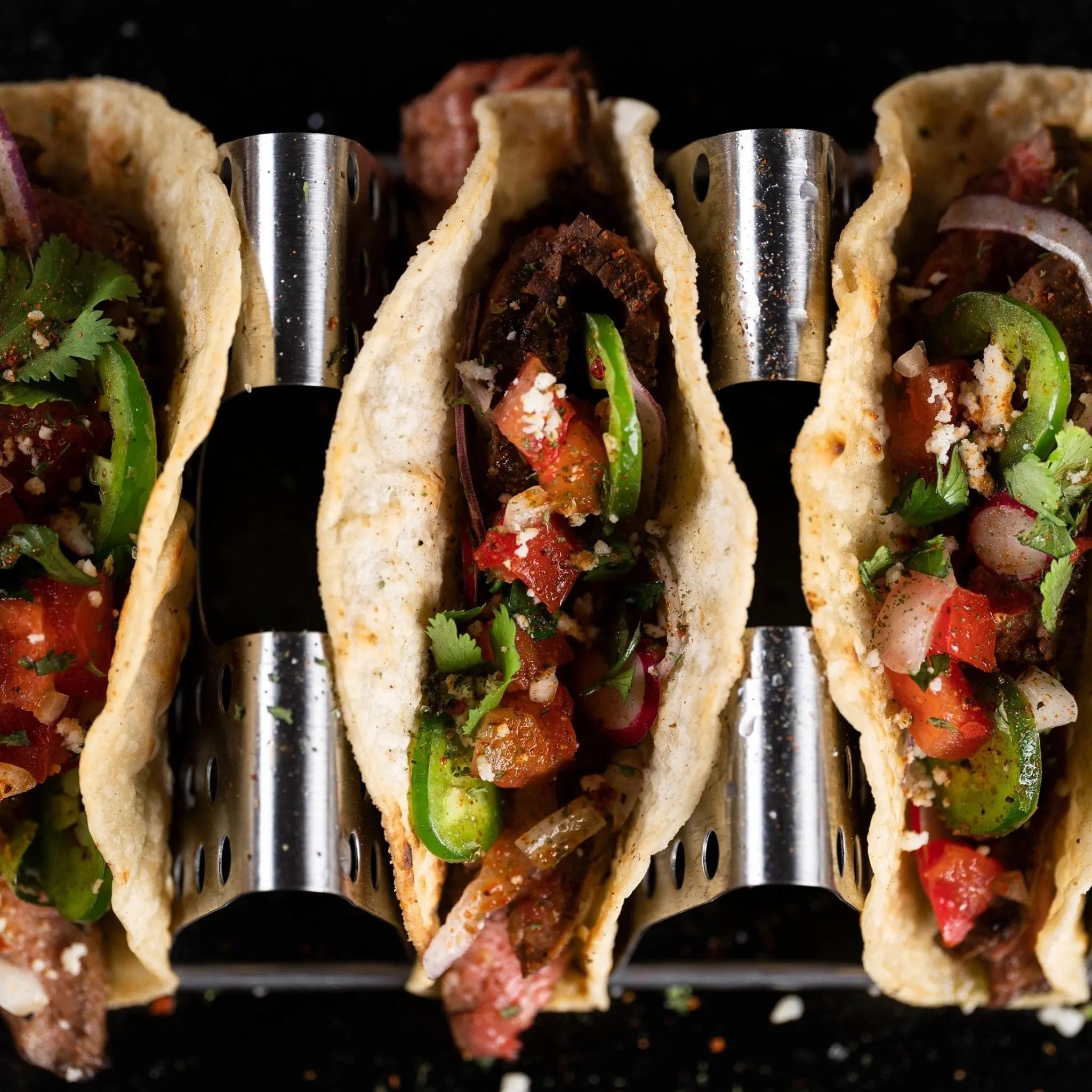 2 Pack Taco Racks - Must - Have Griddle Accessories by Blackstone | Buy at Agent BBQ
