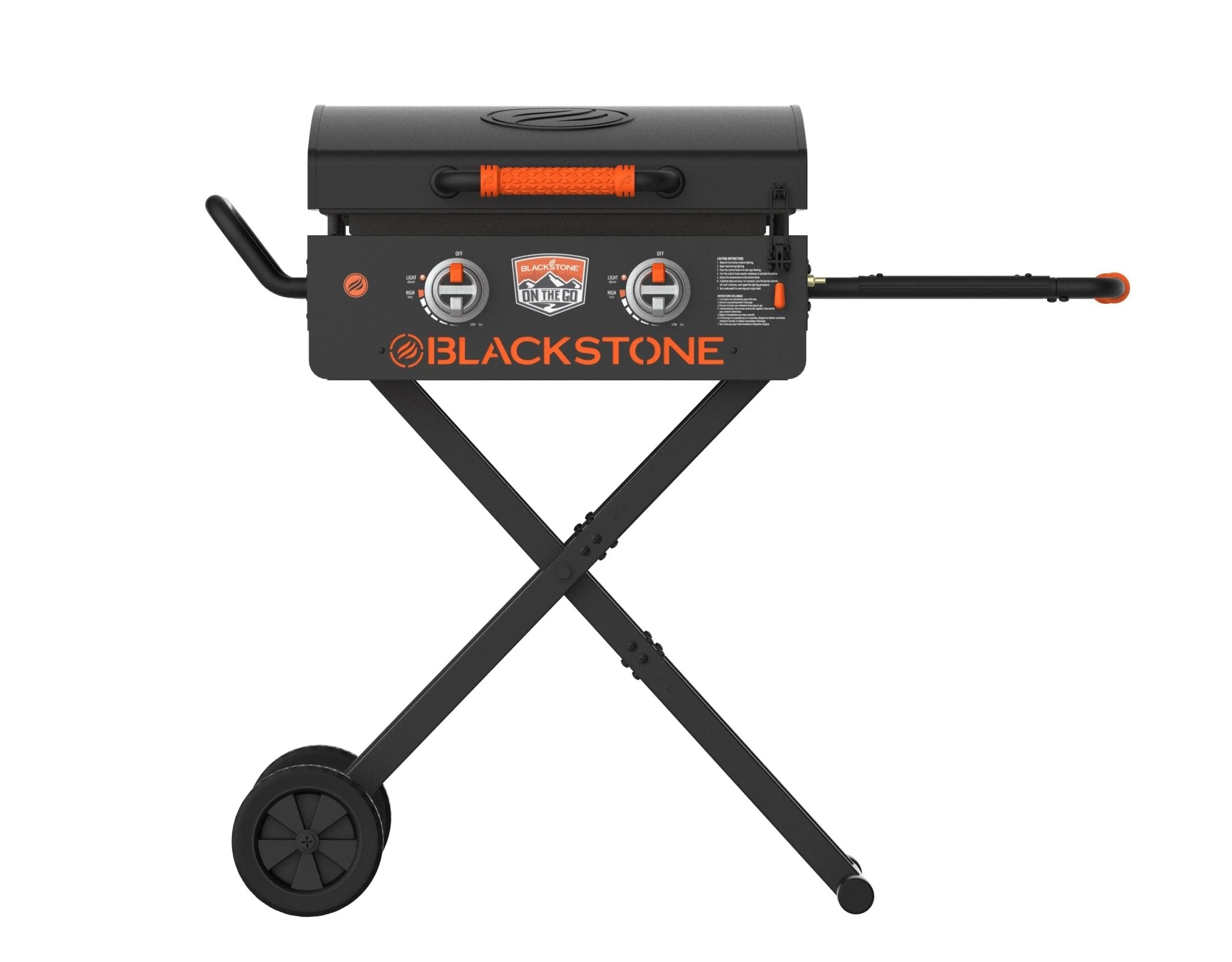 Blackstone - 22" On The Go Scissor Cart Griddle W/Hood - 2350 - by Blackstone | Buy at Agent BBQ