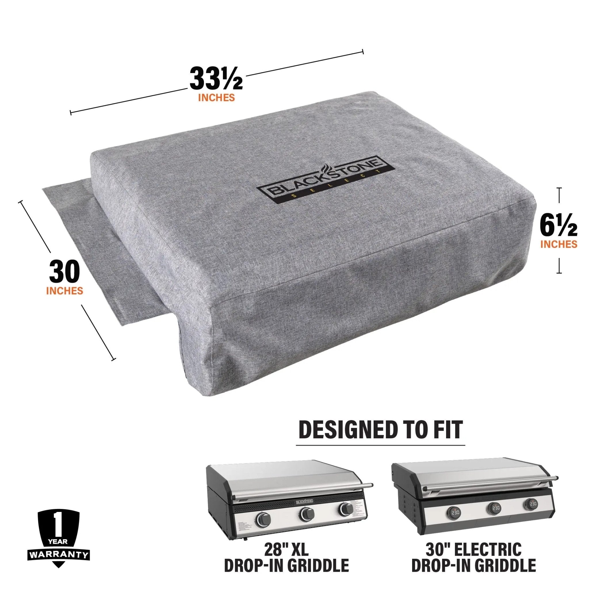 Blackstone 28” Built - In Griddle Cover - 5957 - Covers & Carry Bags by Blackstone | Buy at Agent BBQ