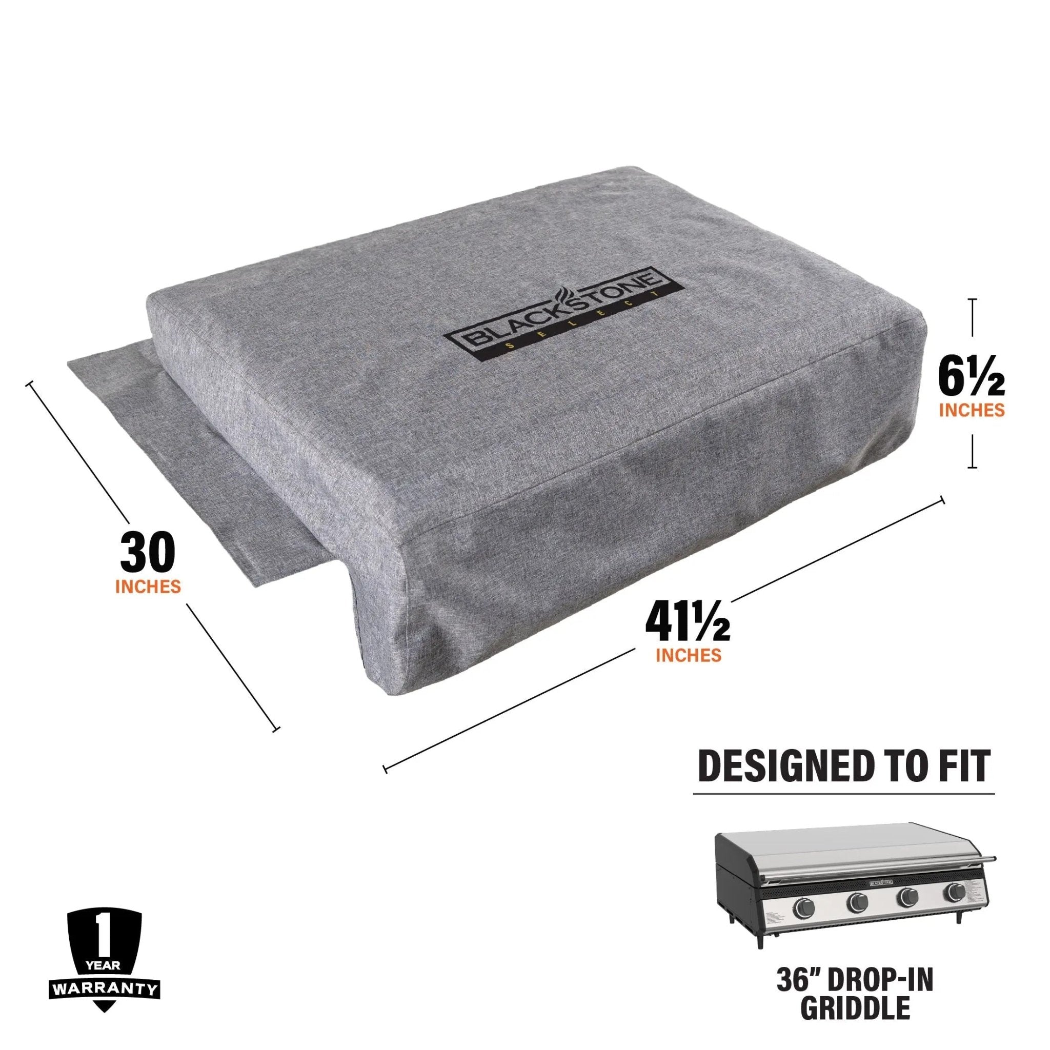 Blackstone 36” Built - In Griddle Cover - 5958 - Covers & Carry Bags by Blackstone | Buy at Agent BBQ