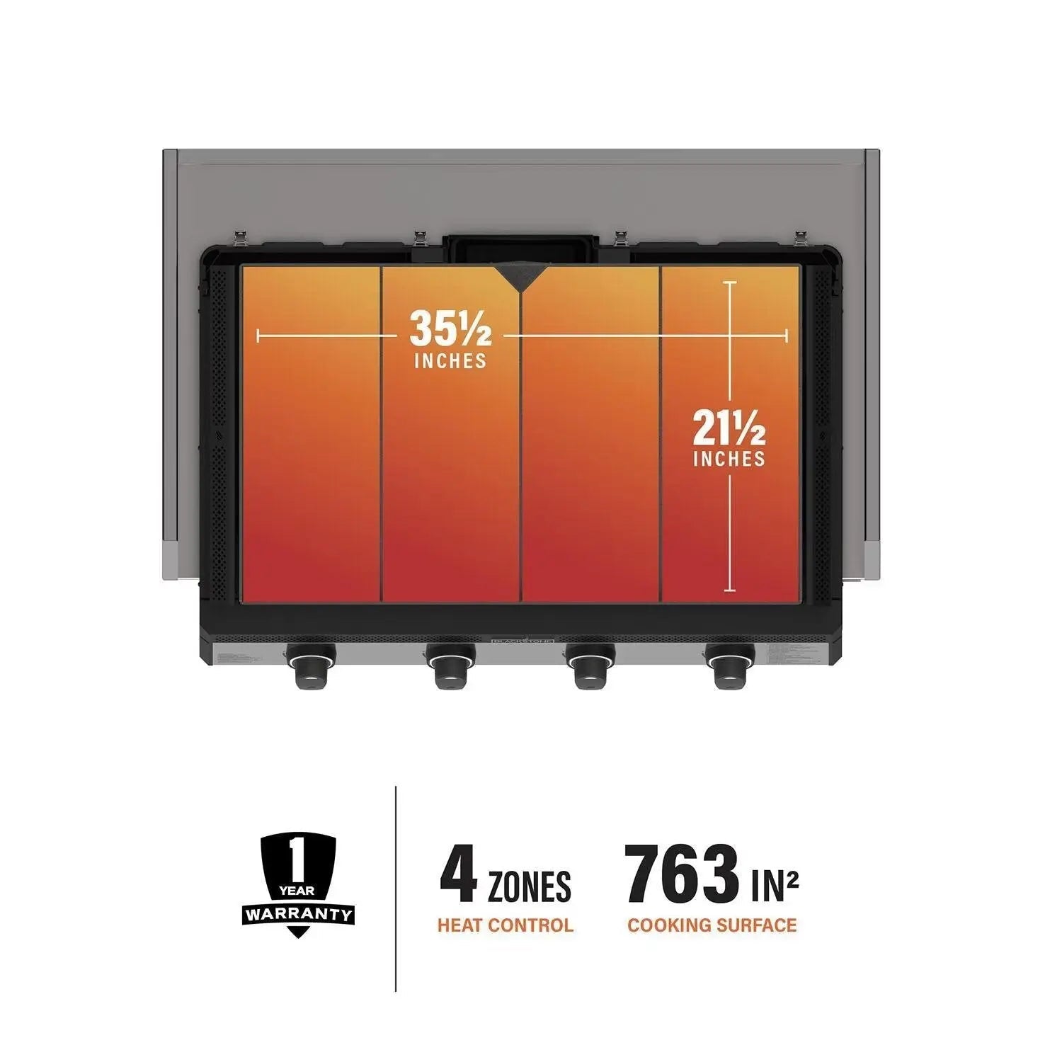 Blackstone 36 - Inch Built In Stainless Steel Gas Griddle - by Blackstone | Buy at Agent BBQ