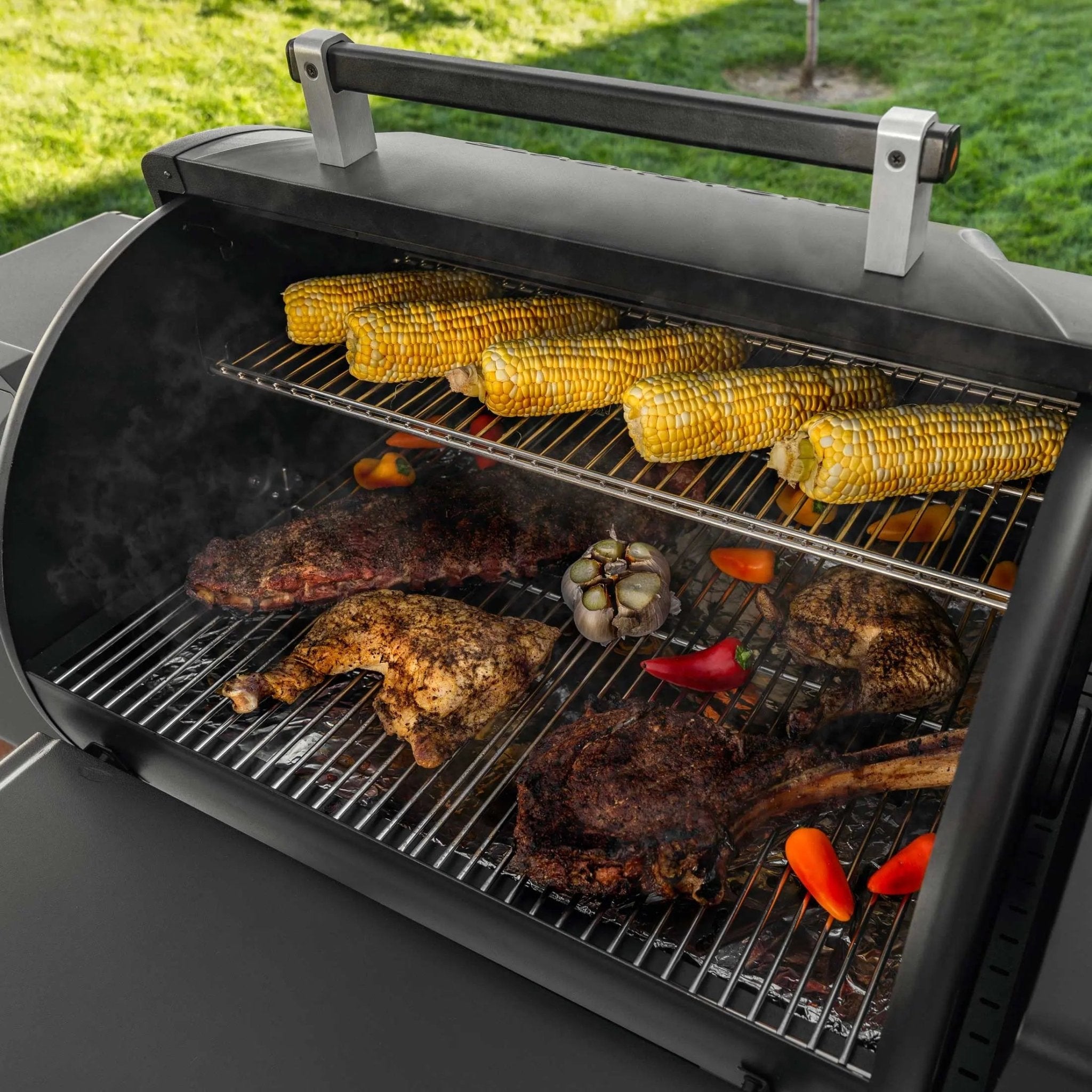 Blackstone - 900 Pellet Air Fryer Combo - 2258 - Pellet Grill by Blackstone | Buy at Agent BBQ