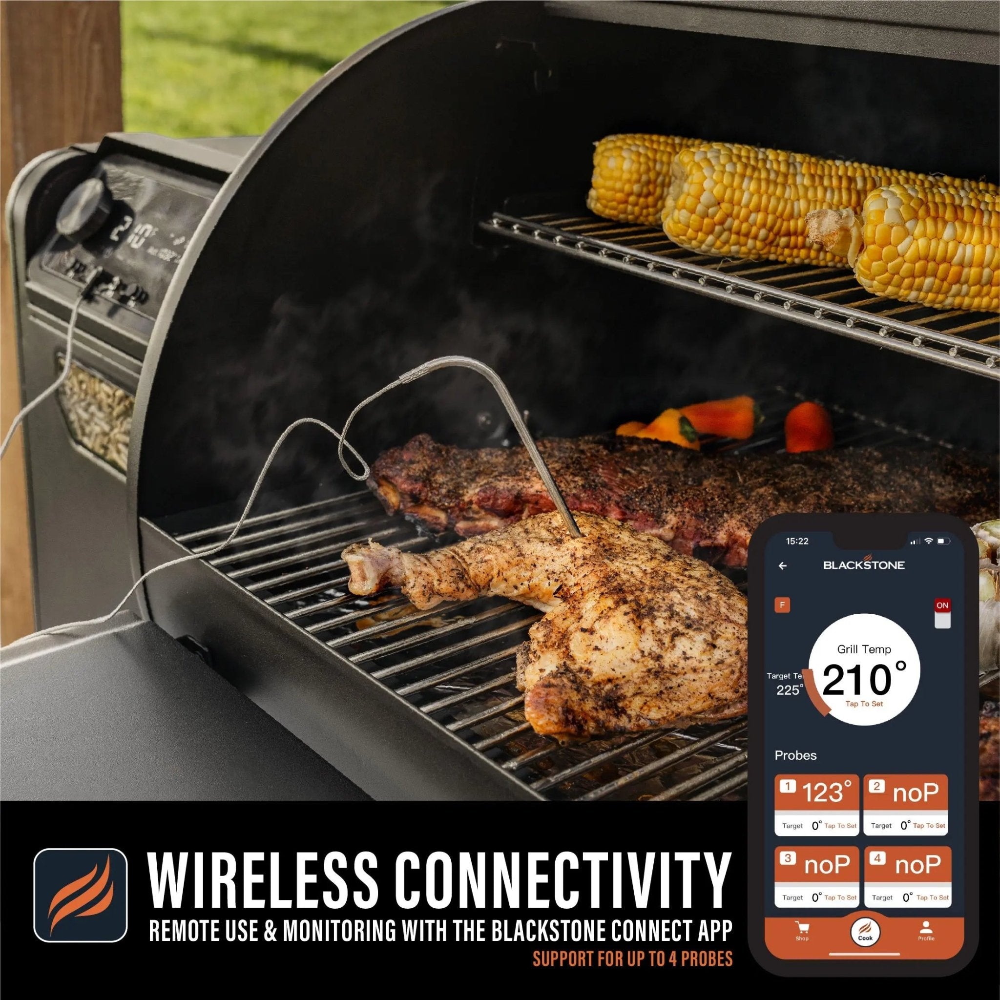Blackstone - 900 Pellet Air Fryer Combo - 2258 - Pellet Grill by Blackstone | Buy at Agent BBQ