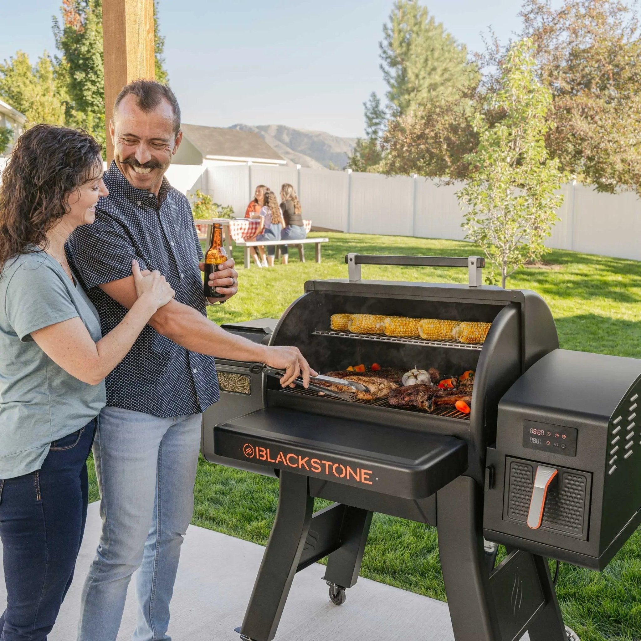 Blackstone - 900 Pellet Air Fryer Combo - 2258 - Pellet Grill by Blackstone | Buy at Agent BBQ