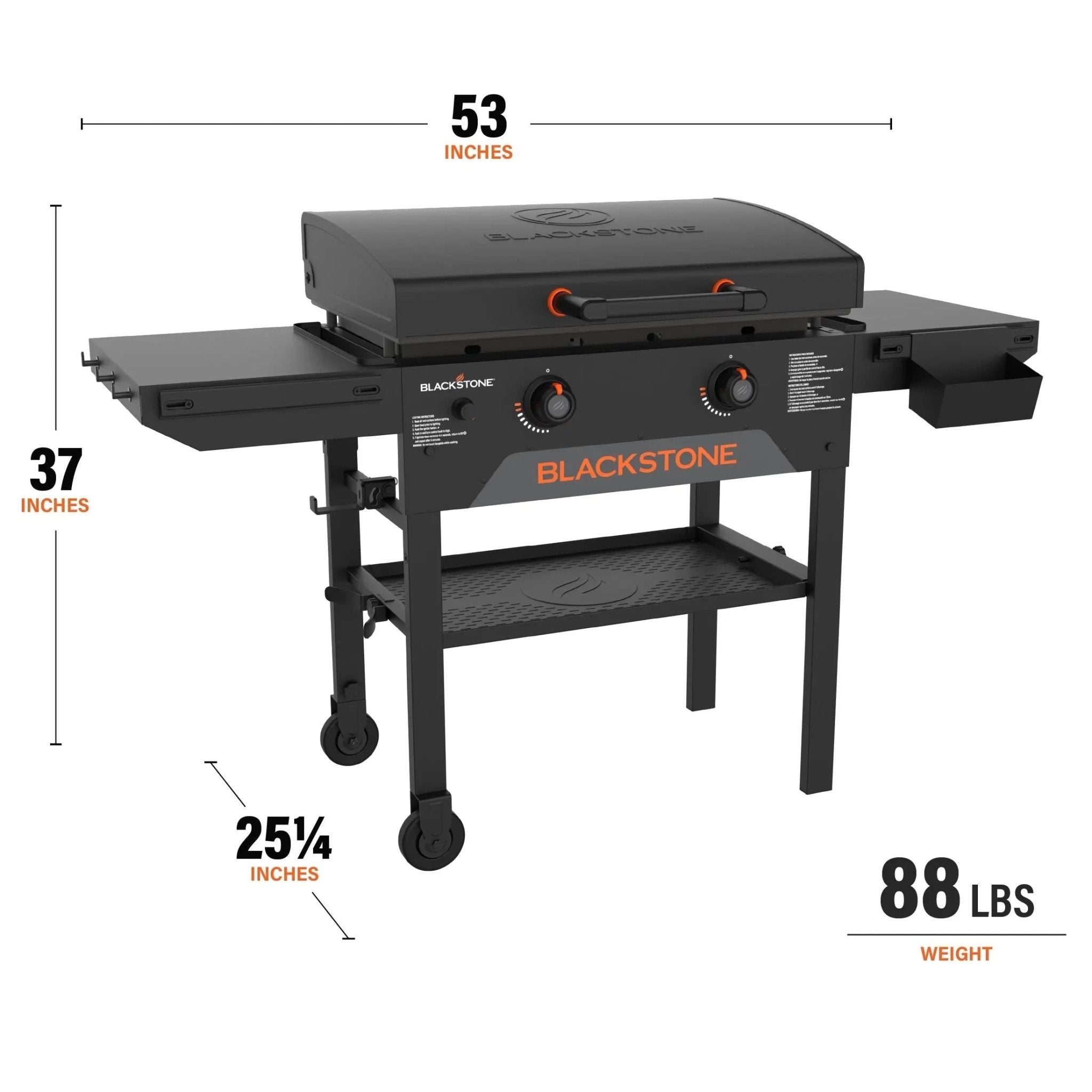 Blackstone Original 28" Griddle with Hood Kit - 2287 - by Blackstone | Buy at Agent BBQ