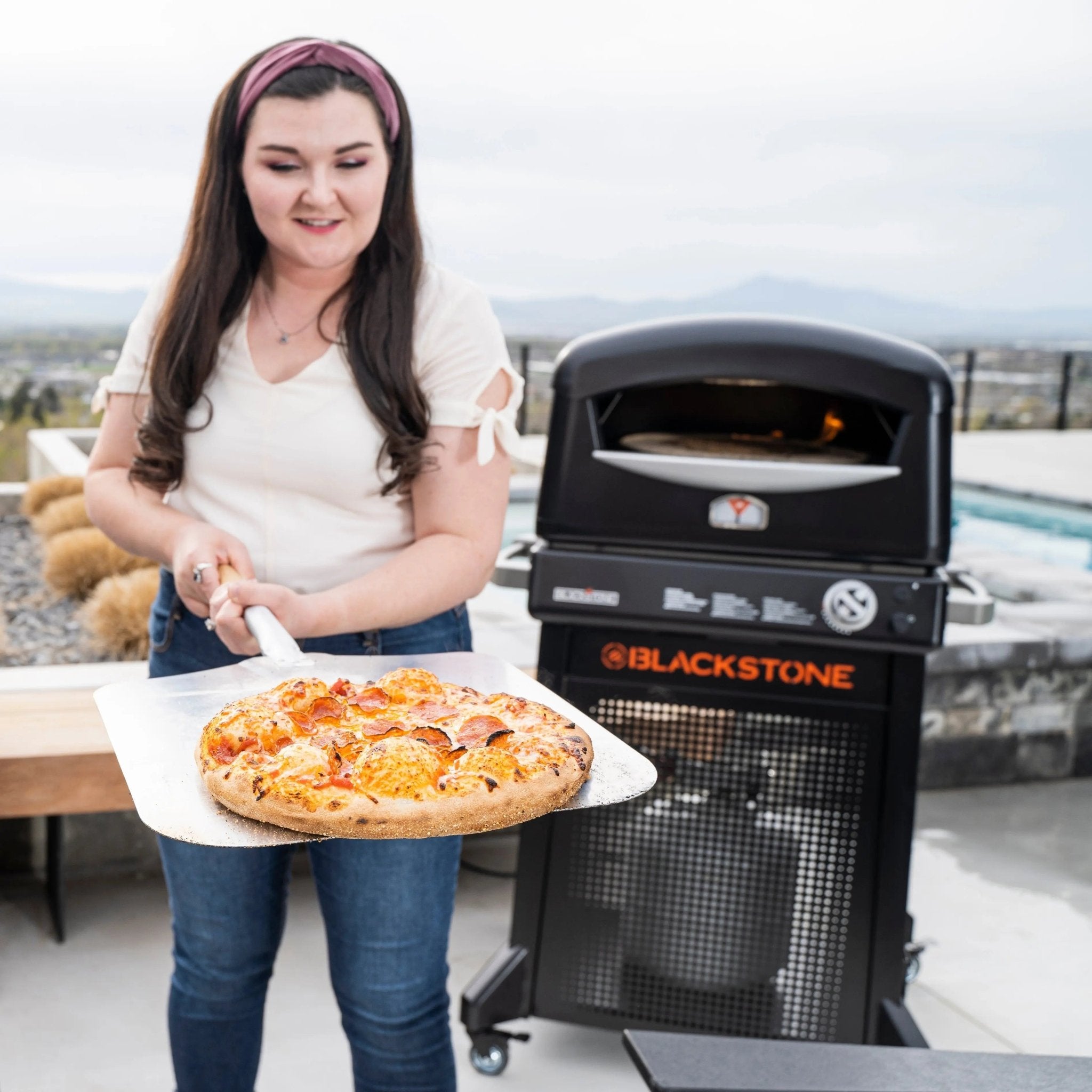 Blackstone Pizza Oven w/Cart - 6825 - Outdoor Pizza Oven by Blackstone | Buy at Agent BBQ