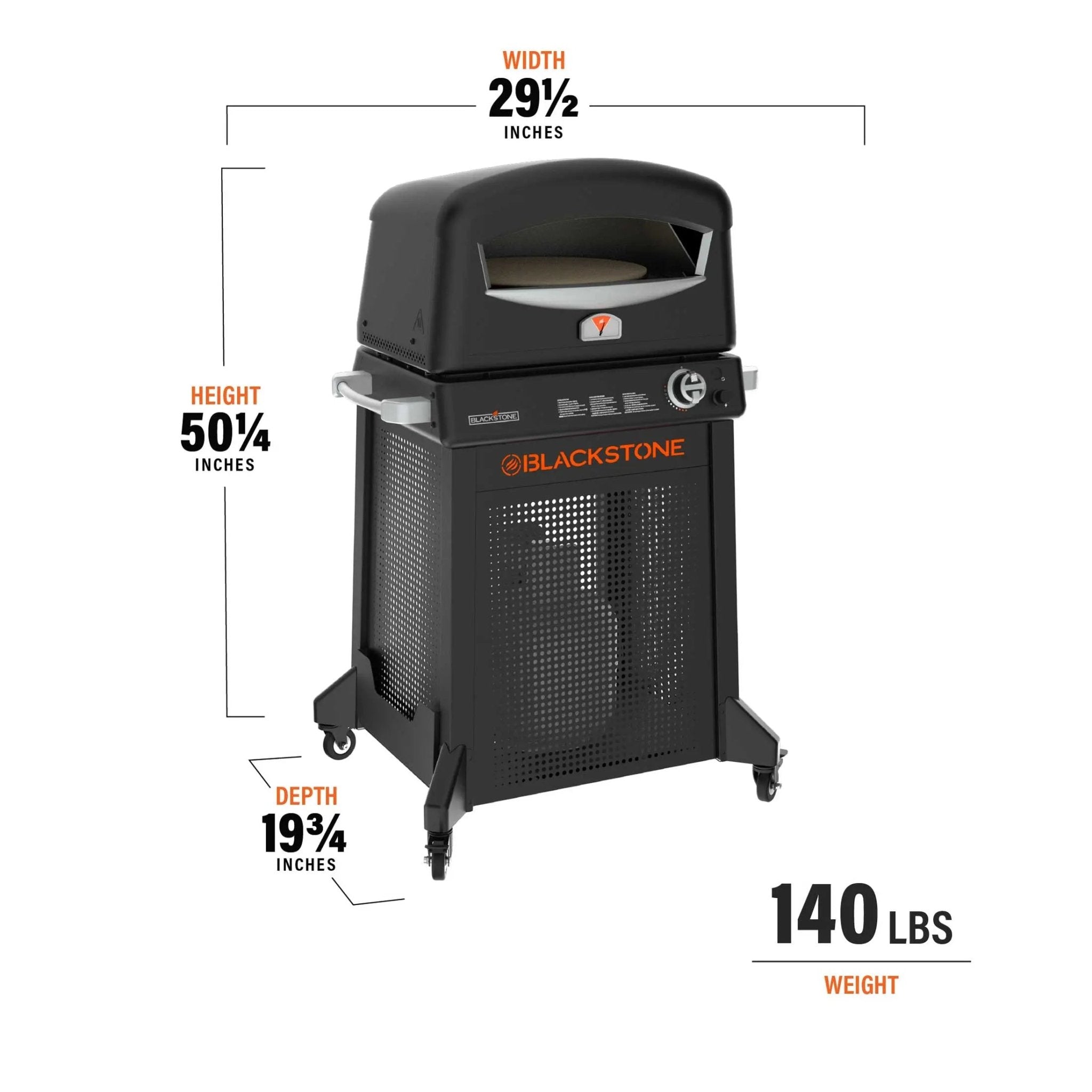 Blackstone Pizza Oven w/Cart - 6825 - Outdoor Pizza Oven by Blackstone | Buy at Agent BBQ