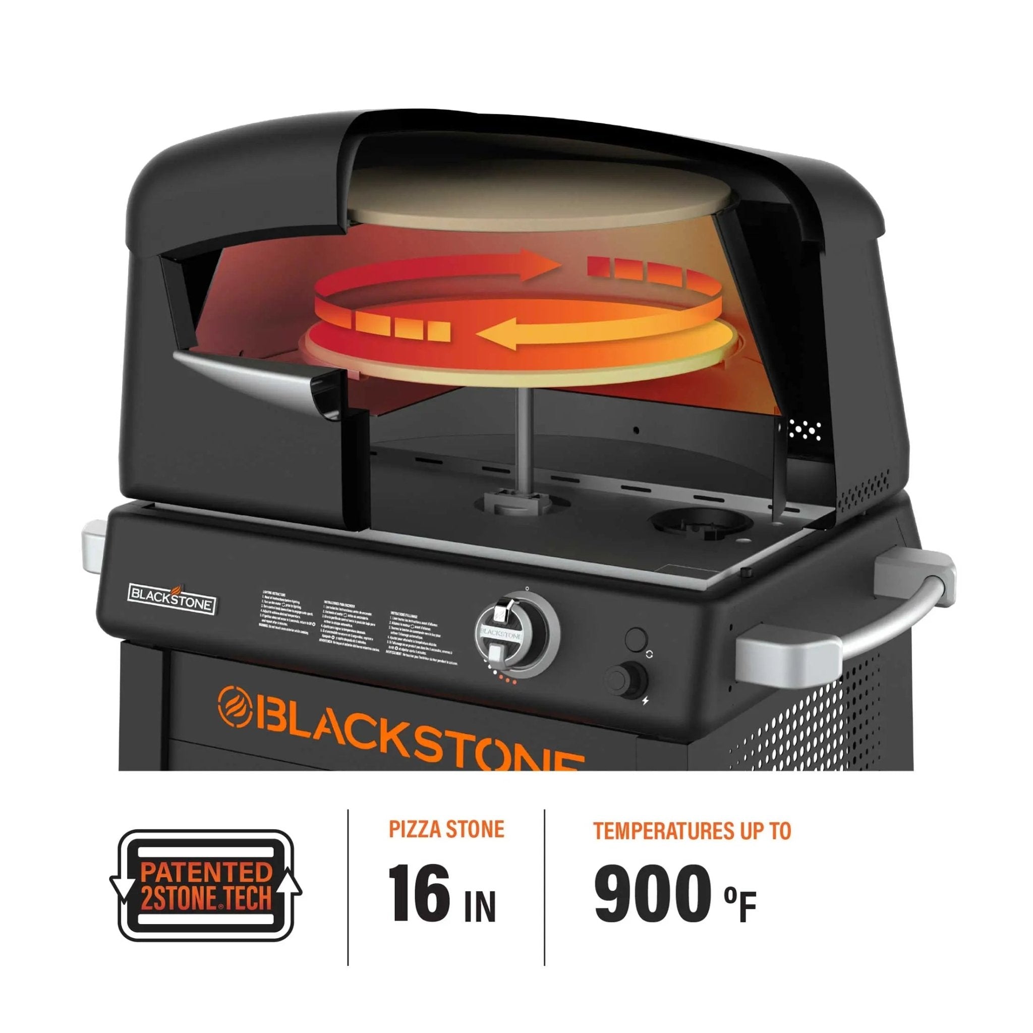 Blackstone Pizza Oven w/Cart - 6825 - Outdoor Pizza Oven by Blackstone | Buy at Agent BBQ