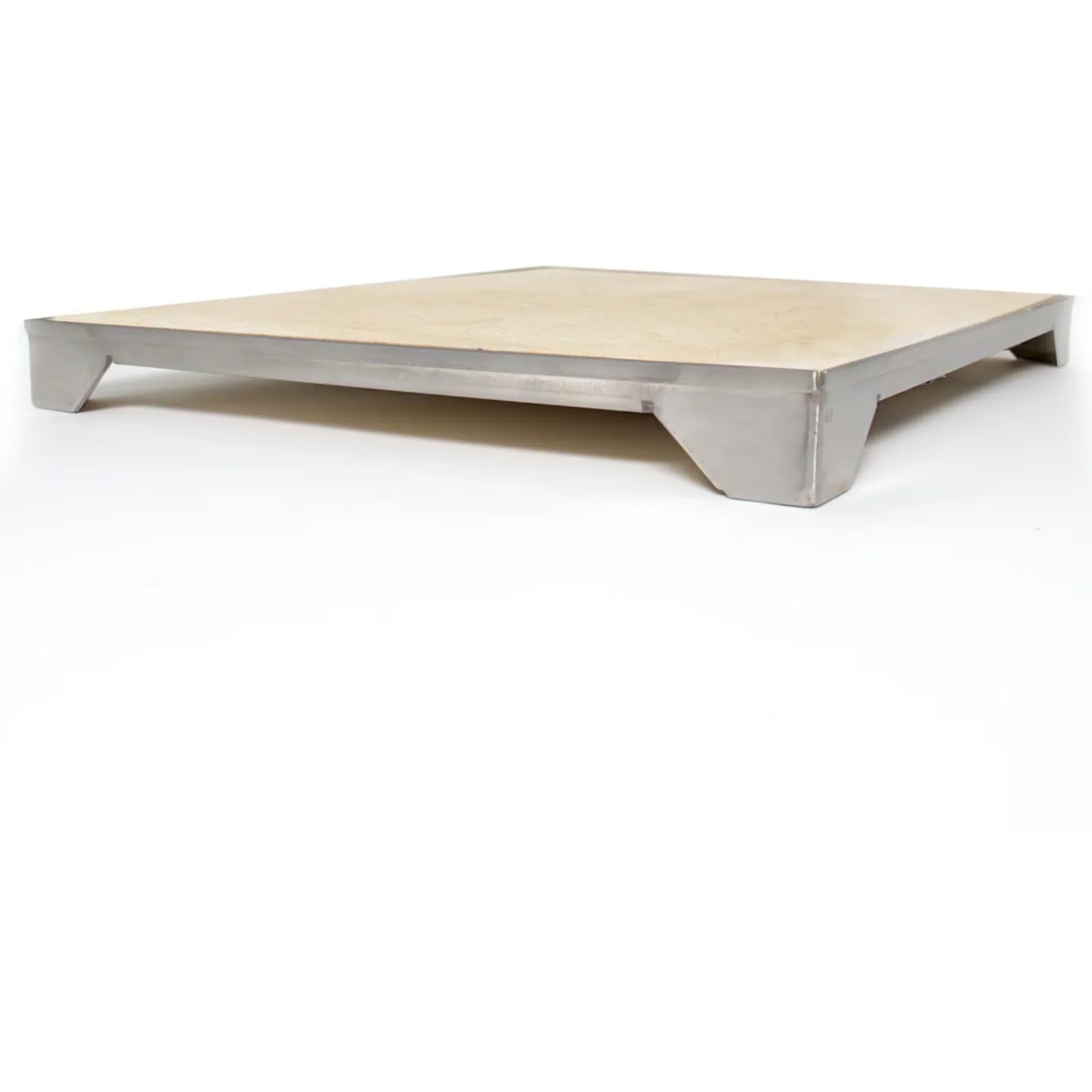 Blaze 14.75" Ceramic Pizza Stone With Stainless Steel Tray - BLZ - PZST - by Blaze Grills | Buy at Agent BBQ