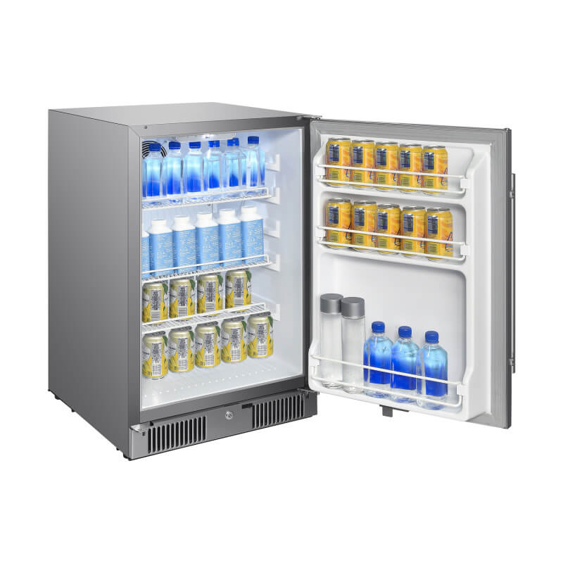 Blaze 20 - Inch 4.3 Cu. Ft. Outdoor Rated Compact Refrigerator - BLZ - SSRF20 - 4.3 - by Blaze Grills | Buy at Agent BBQ