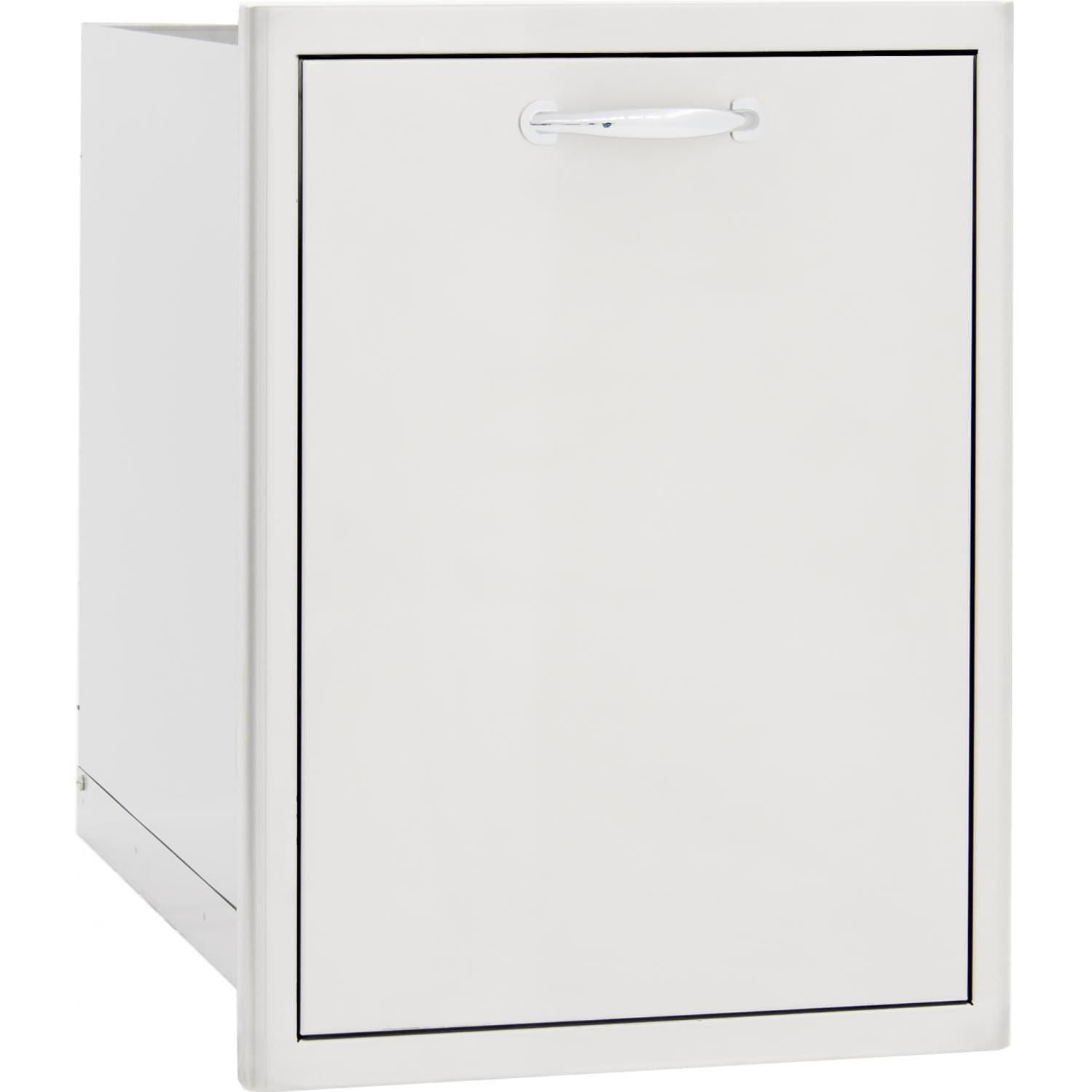 Blaze 20" Roll - Out Double Trash / Recycling Bin in Stainless Steel Finish (BLZ - TREC - DRW - H) - by Blaze Grills | Buy at Agent BBQ
