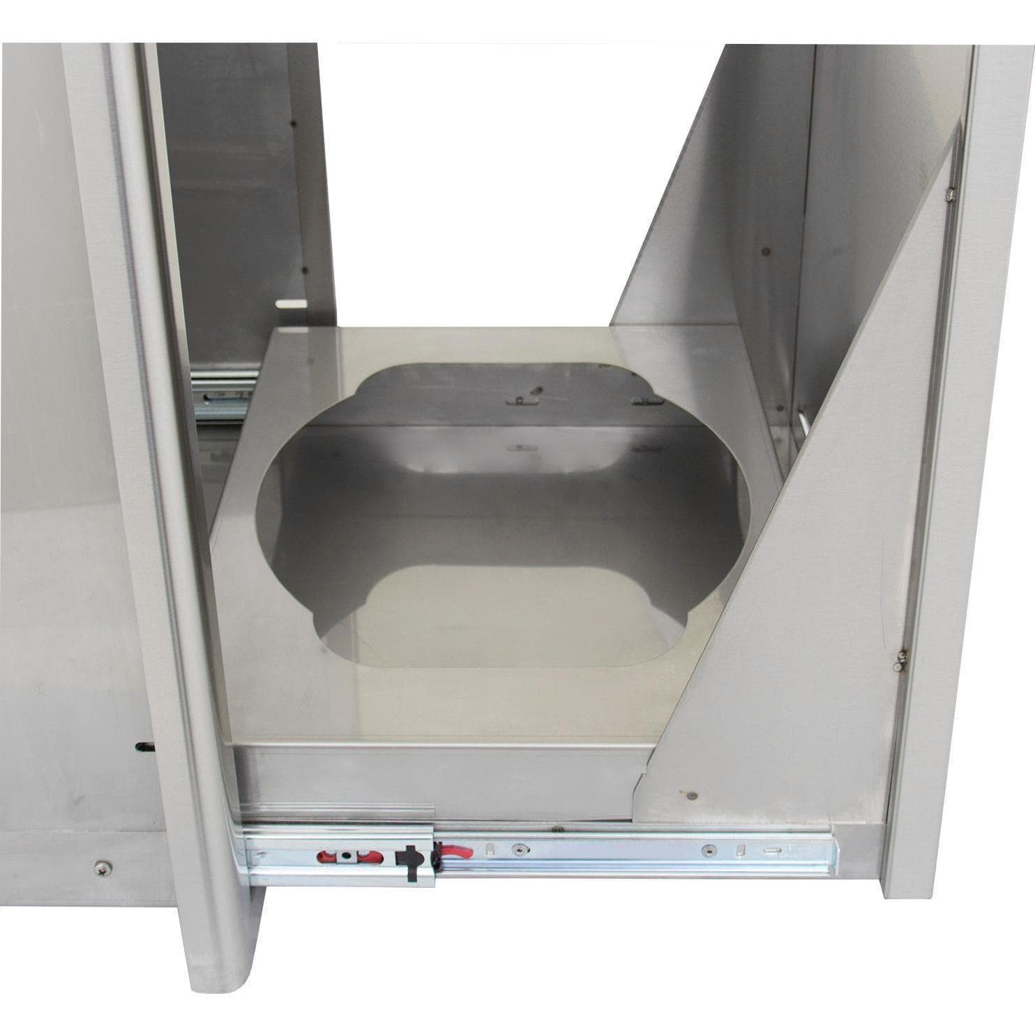 Blaze 20" Roll - Out Trash / Propane Tank Drawer in Stainless Steel Finish (BLZ - TRLP - DRW) - by Blaze Grills | Buy at Agent BBQ