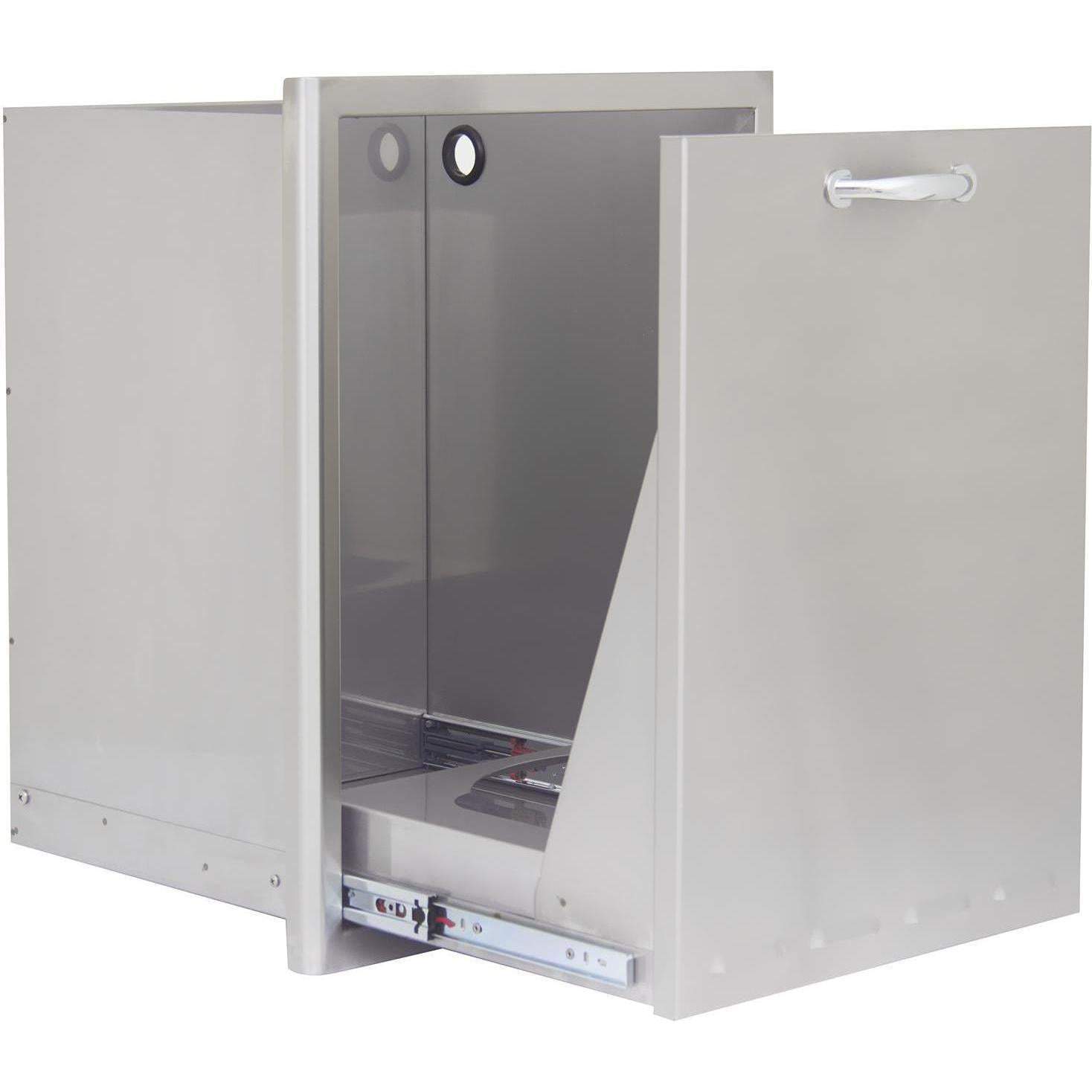 Blaze 20" Roll - Out Trash / Propane Tank Drawer in Stainless Steel Finish (BLZ - TRLP - DRW) - by Blaze Grills | Buy at Agent BBQ