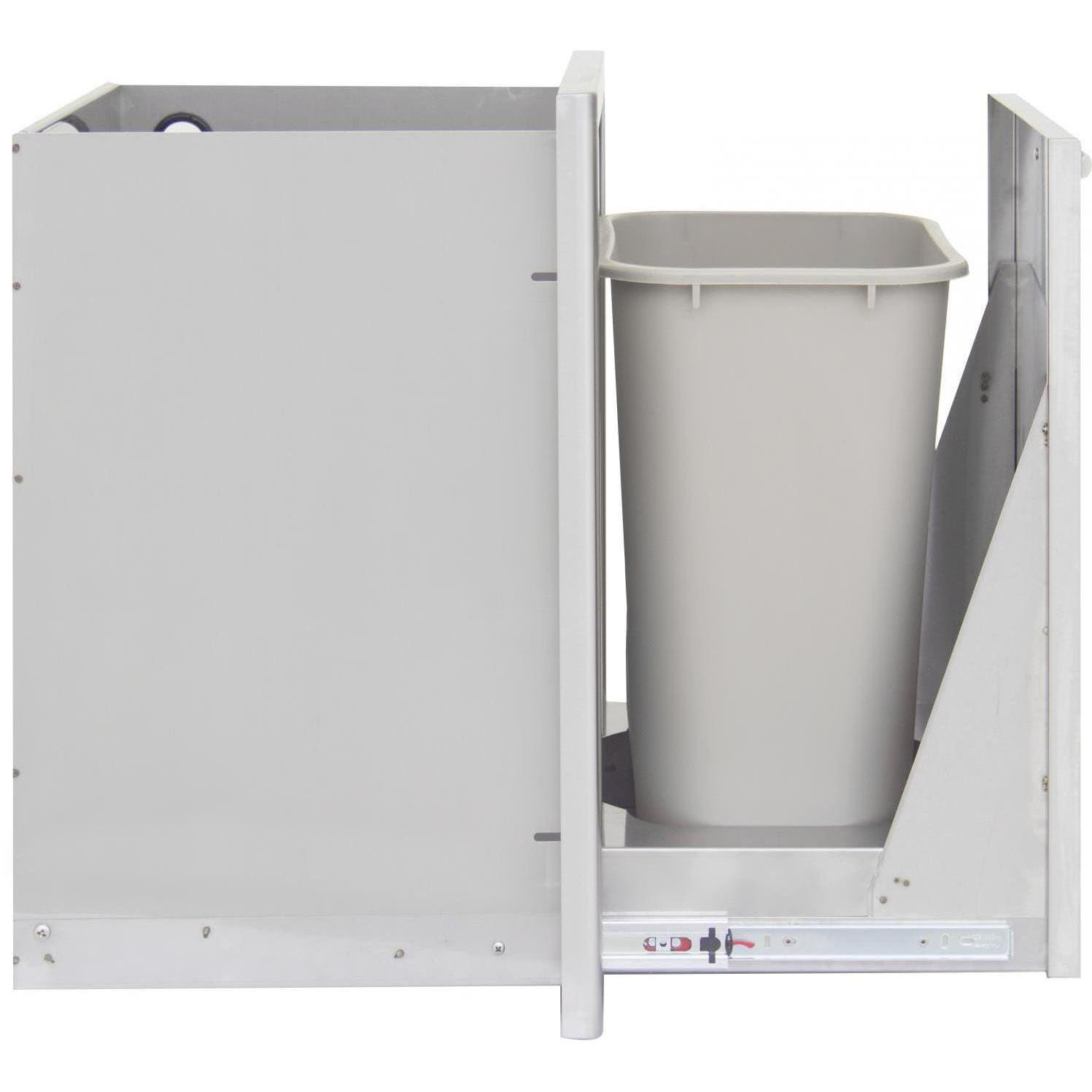 Blaze 20" Roll - Out Trash / Propane Tank Drawer in Stainless Steel Finish (BLZ - TRLP - DRW) - by Blaze Grills | Buy at Agent BBQ