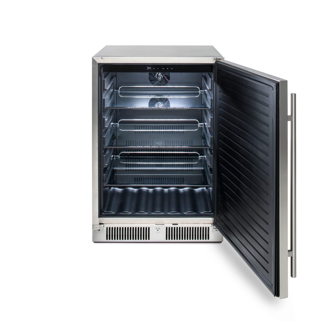 Blaze 24 - Inch 5.5 Cu. Ft. Outdoor Rated Compact Refrigerator - BLZ - SSRF - 5.5 - by Blaze Grills | Buy at Agent BBQ