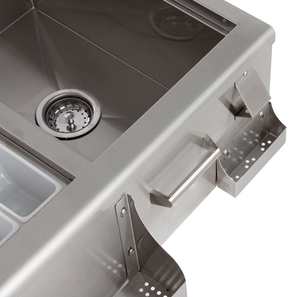 Blaze 30 - Inch Beverage Center With Sink & Ice Bin Cooler - BLZ - 30CKT - SNK - by Blaze Grills | Buy at Agent BBQ