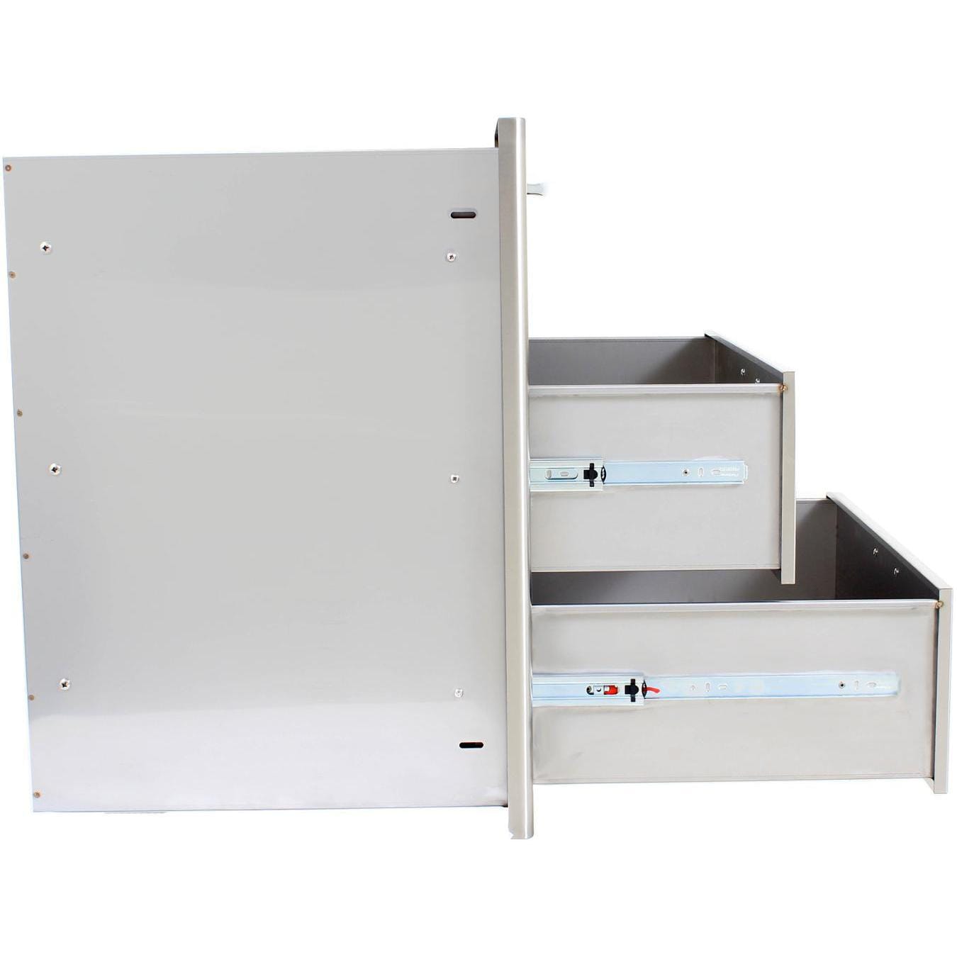 Blaze 30" Triple Access Drawer in Stainless Steel (BLZ - 30W - 3DRW - LT) - by Blaze Grills | Buy at Agent BBQ