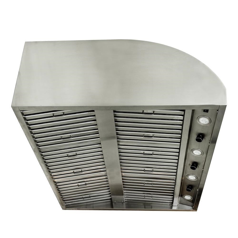 Blaze 42 in. Stainless Steel Outdoor Vent Hood with 2,000 CFM (BLZ - 42 - VHOOD) - Outdoor Vent Hood by Blaze Grills | Buy at Agent BBQ