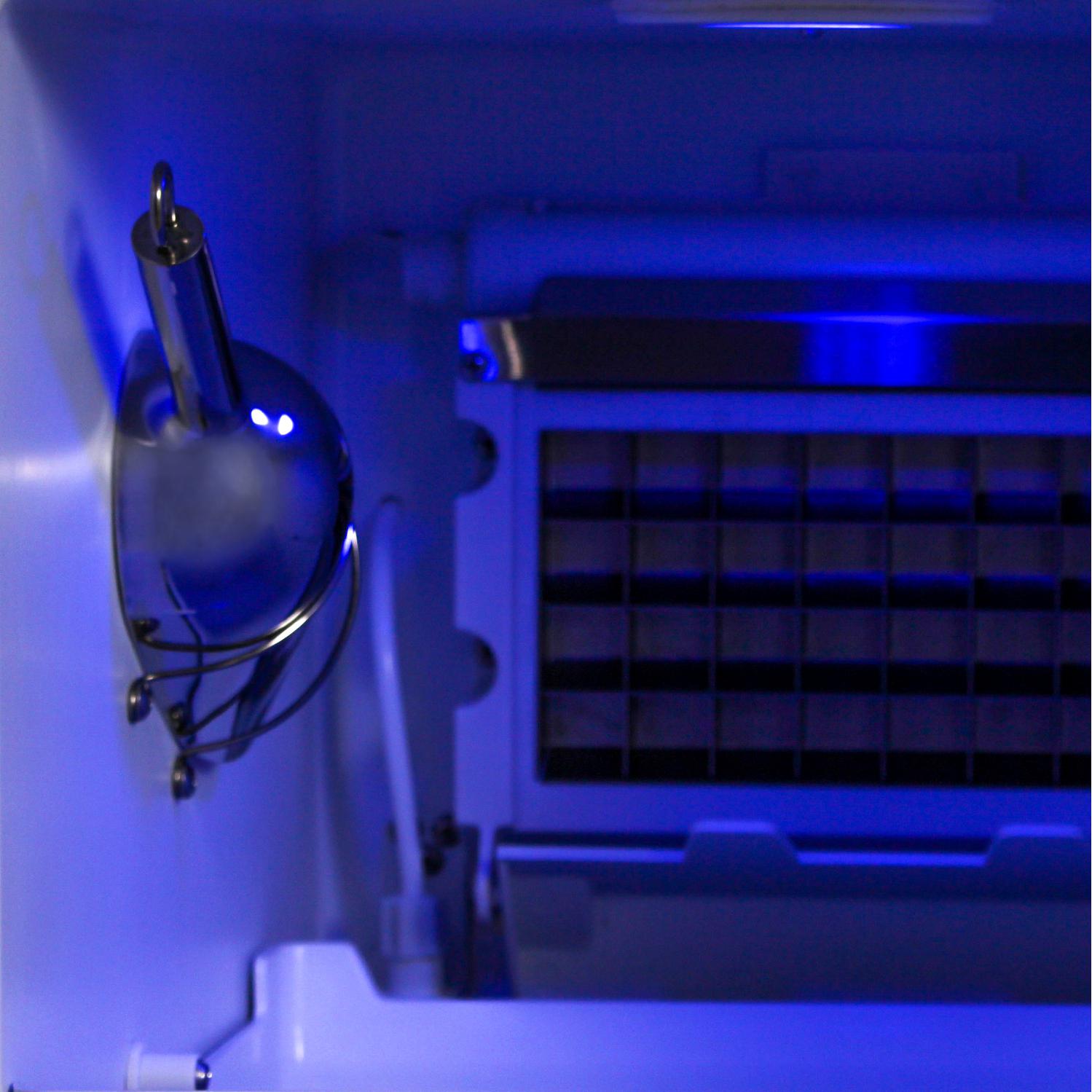 Blaze 50 Lb. 15 - Inch Outdoor Rated Ice Maker With Gravity Drain - BLZ - ICEMKR - 50GR - by Blaze Grills | Buy at Agent BBQ