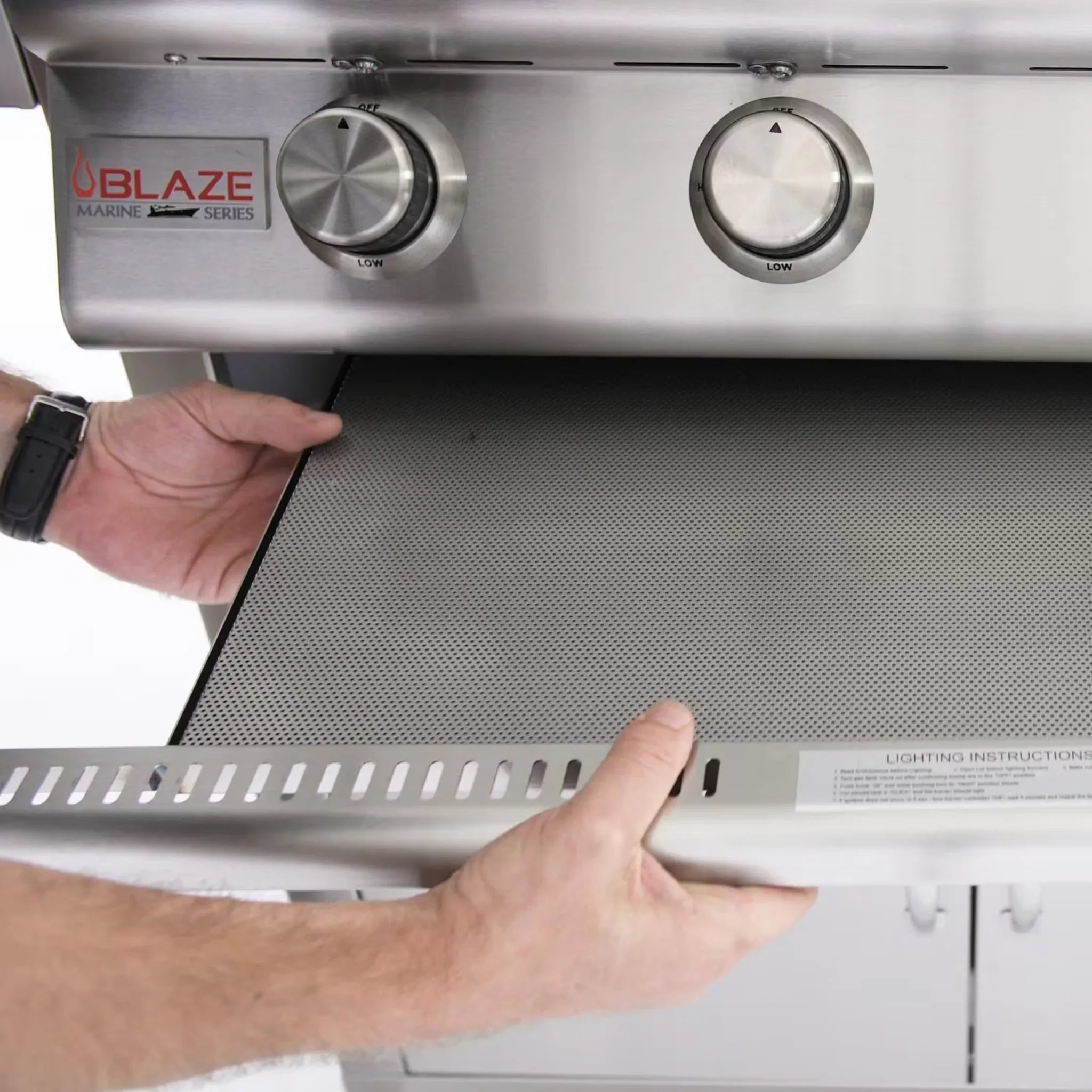 Blaze Drip Tray Flame Guard For 5 - Burner Gas Grills - BLZ - 5 - DPFG - by Blaze Grills | Buy at Agent BBQ