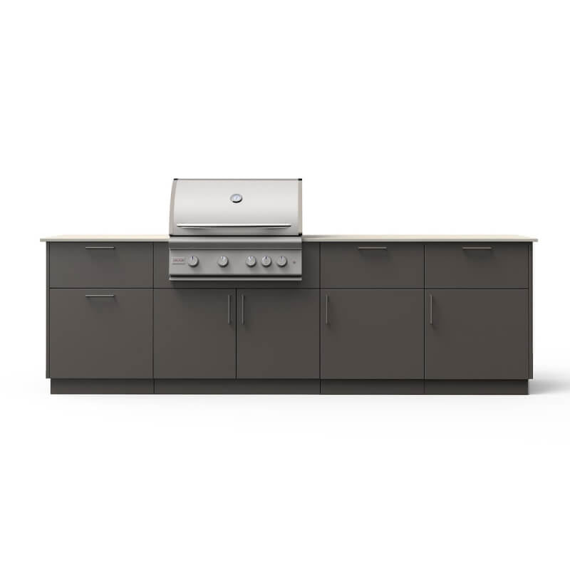 Blaze High Noon 10 - Ft Outdoor Kitchen Island w/ 32 - Inch Premium LTE+ Grill - by Blaze Grills | Buy at Agent BBQ