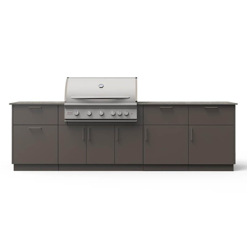 Blaze High Noon 10 - Ft Outdoor Kitchen Island w/ 40 - Inch Premium LTE+ Grill - by Blaze Grills | Buy at Agent BBQ