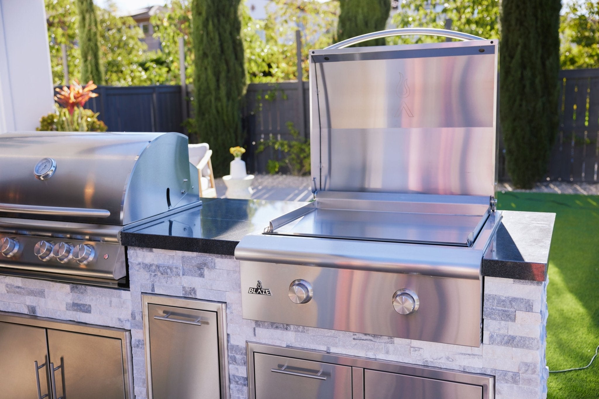 Blaze LTE+ 30 - Inch Built - In Gas Griddle (BLZ - GRIDDLE - LTE3) - by Blaze Grills | Buy at Agent BBQ