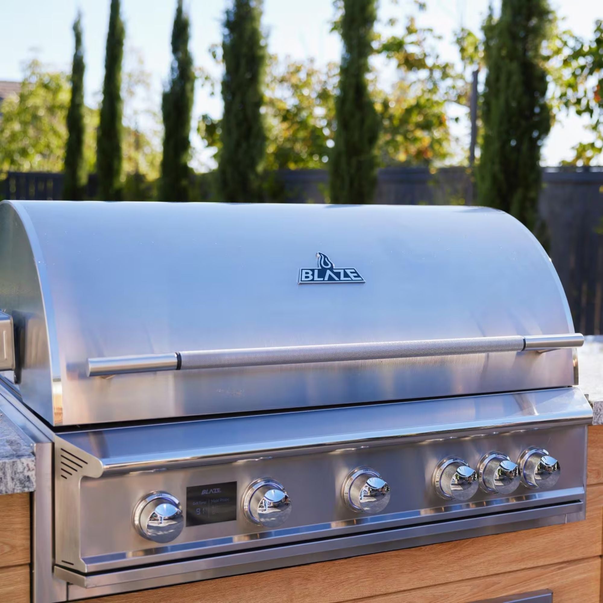 Blaze LTE PRO 32 - Inch 4 - Burner Built - in Gas Grill w/ Digital Temperature Screen & Rear Infrared Burner - by Blaze Grills | Buy at Agent BBQ