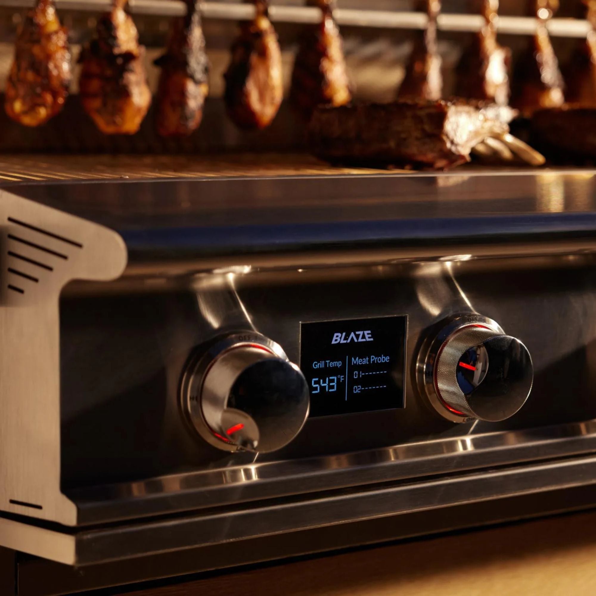 Blaze LTE PRO 40 - Inch 5 - Burner Built - in Gas Grill w/ Digital Temperature Screen & Rear Infrared Burner - by Blaze Grills | Buy at Agent BBQ