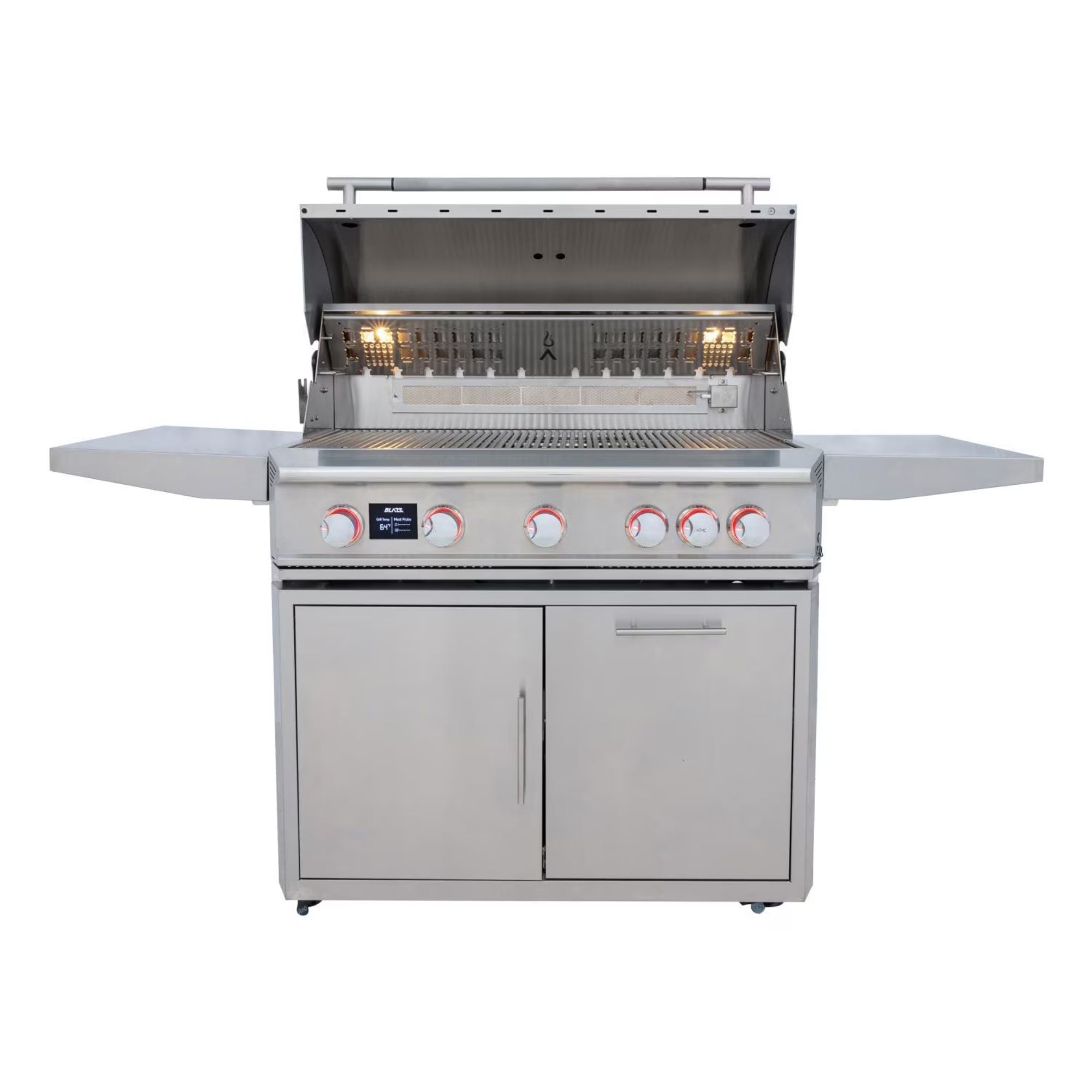 Blaze LTE PRO 40 - Inch 5 - Burner Freestanding Gas Grill w/ Digital Temperature Screen & Rear Infrared Burner - by Blaze Grills | Buy at Agent BBQ
