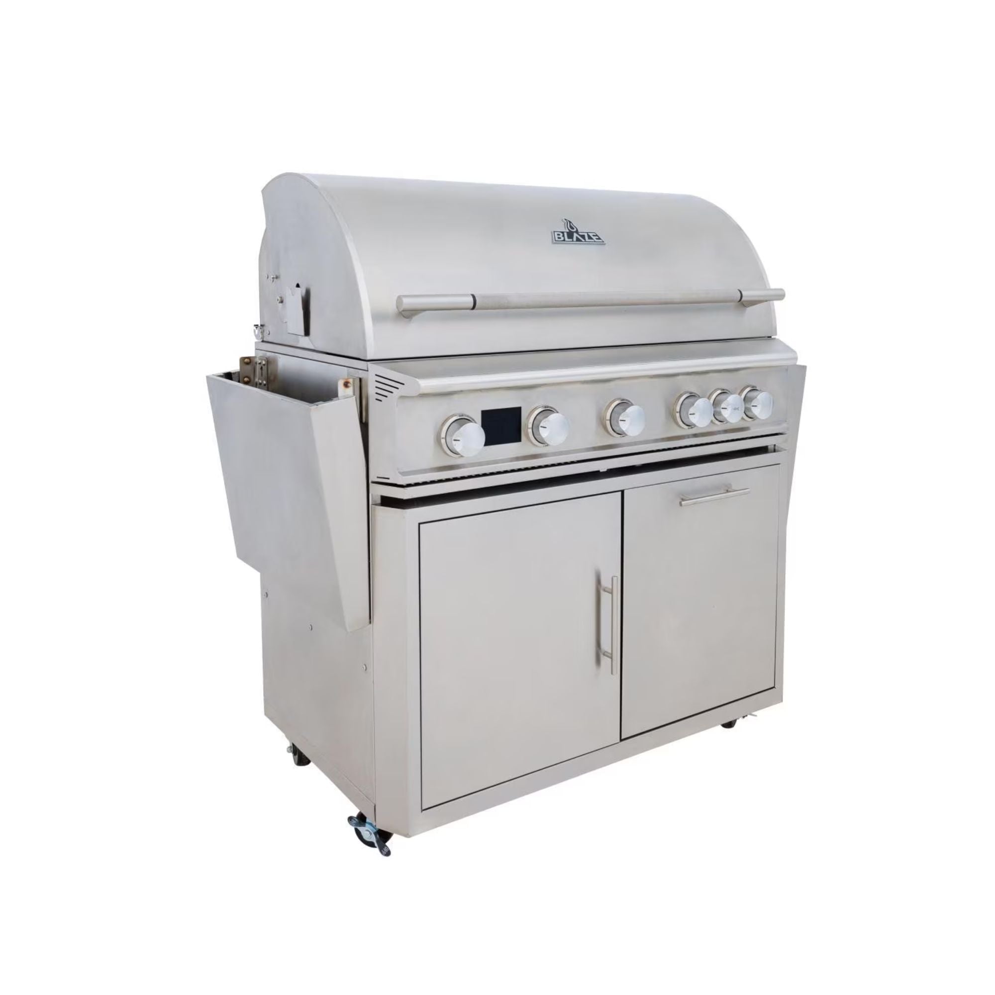 Blaze LTE PRO 40 - Inch 5 - Burner Freestanding Gas Grill w/ Digital Temperature Screen & Rear Infrared Burner - by Blaze Grills | Buy at Agent BBQ