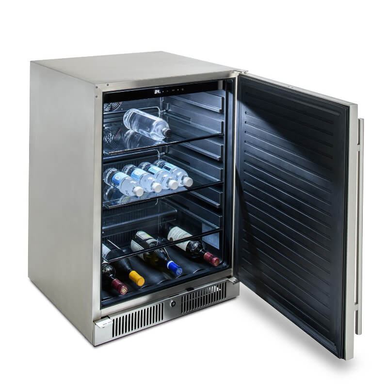 Blaze Morning Glow 10 - Ft Outdoor Kitchen Island w/ 40 - Inch Premium LTE+ Grill, & Refrigerator - by Blaze Grills | Buy at Agent BBQ