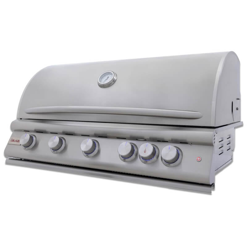 Blaze Morning Glow 10 - Ft Outdoor Kitchen Island w/ 40 - Inch Premium LTE+ Grill, & Refrigerator - by Blaze Grills | Buy at Agent BBQ