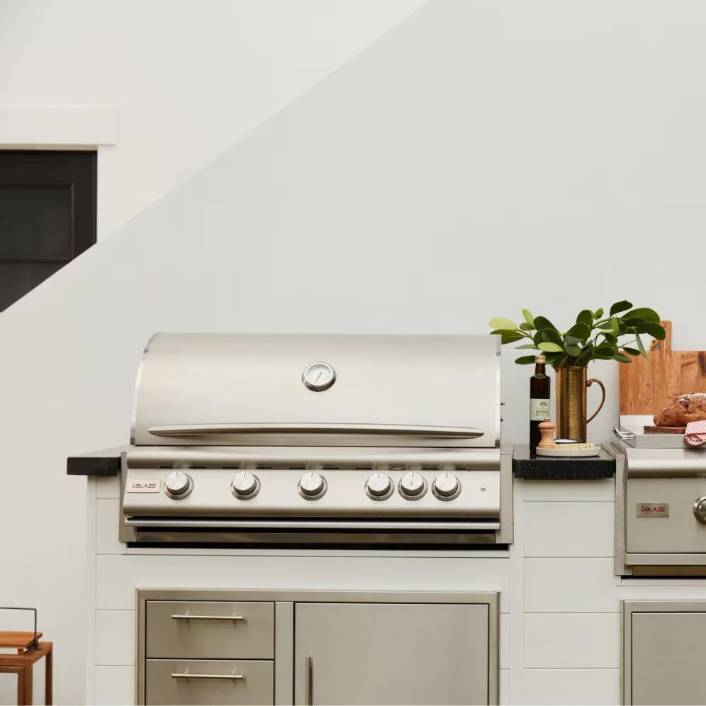 Blaze Premium LTE+ 40 - Inch Gas Grill W/ Rear Infrared Burner & Lift - Assist Hood - BLZ - 5LTE3 - Gas Grill by Blaze Grills | Buy at Agent BBQ