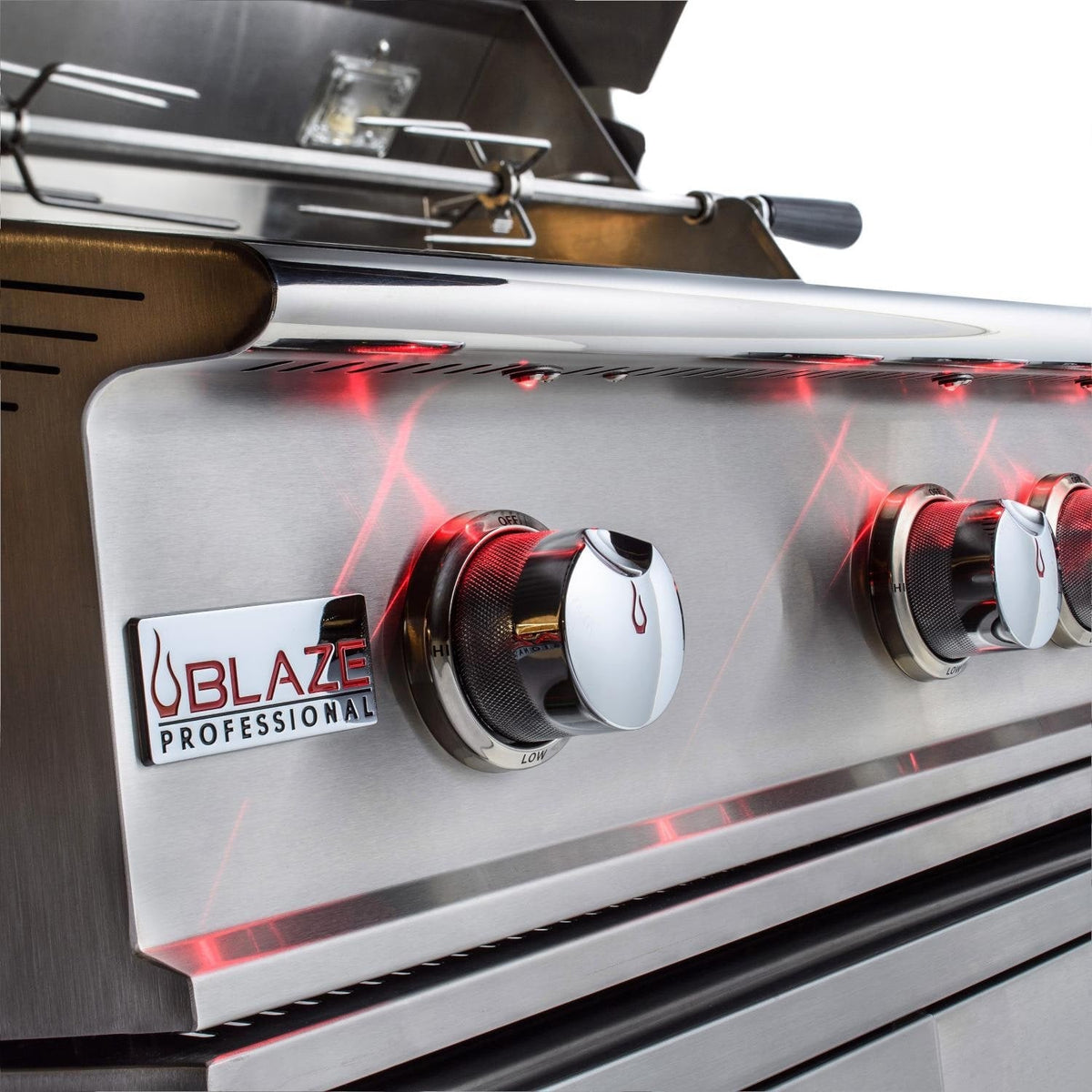 Blaze Professional LUX 44 - Inch 4 - Burner Freestanding Gas Grill With Rear Infrared Burner - BLZ - 4PRO - LP/NG - by Blaze Grills | Buy at Agent BBQ