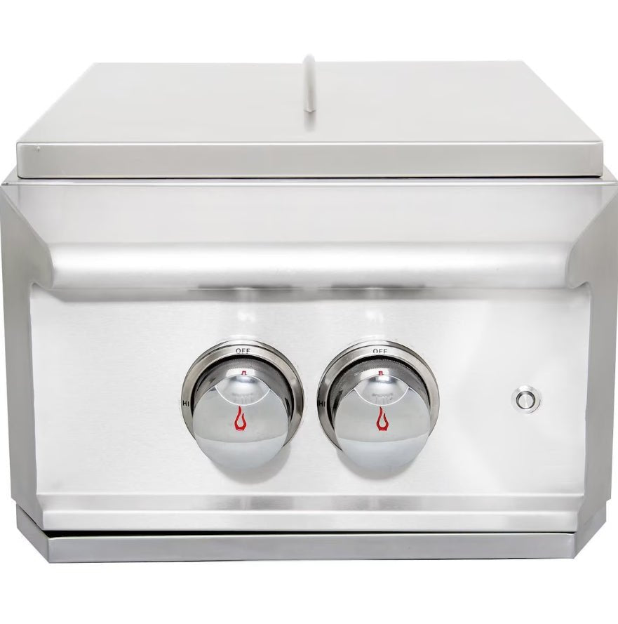 Blaze Professional LUX Built - In Gas High Performance Power Burner W/ Wok Ring & Stainless Steel Lid - BLZ - PROPB - LP/NG - by Blaze Grills | Buy at Agent BBQ
