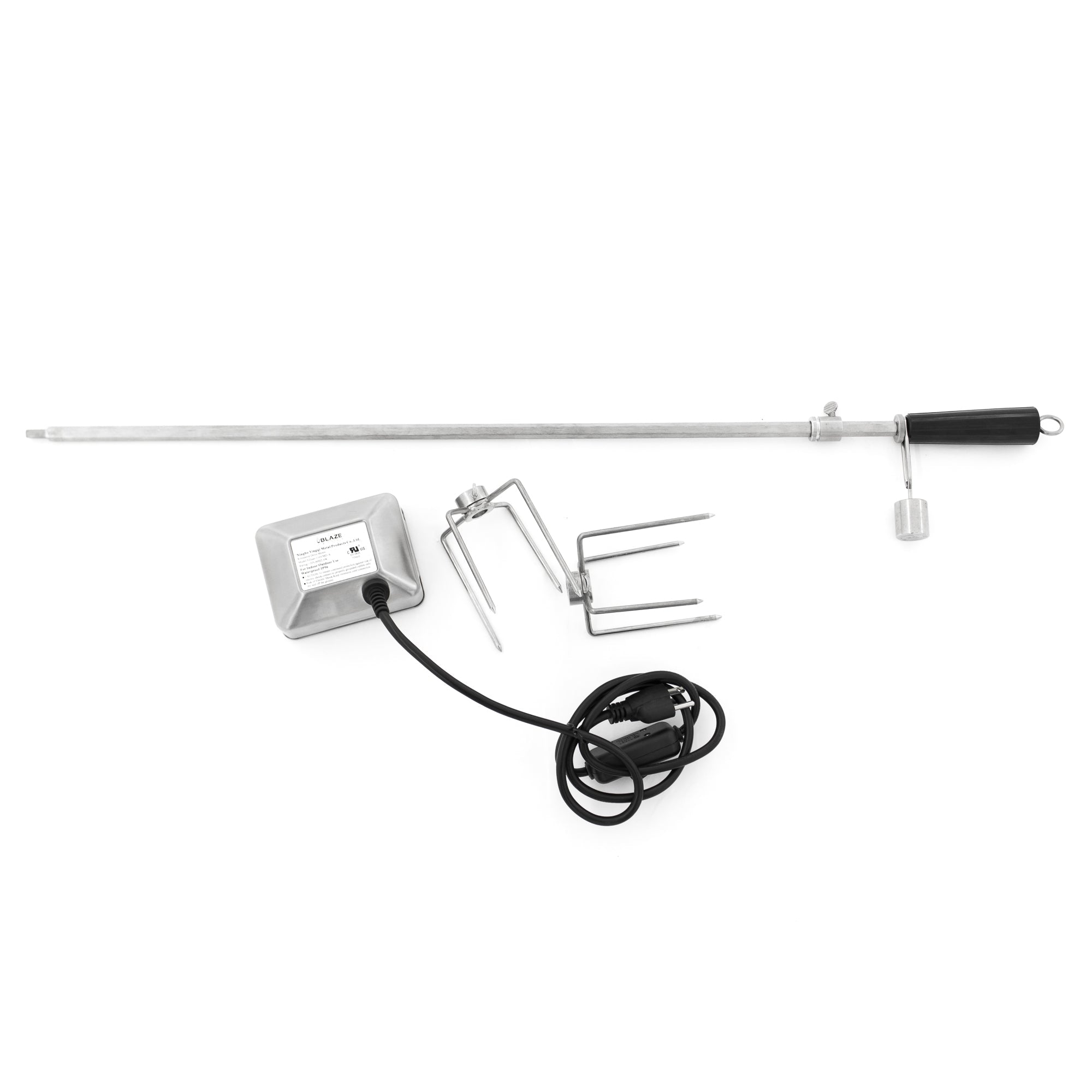 Blaze Rotisserie Kit For 40 - Inch 5 - Burner Gas Grills - BLZ - 5 - ROTIS - SS - by Blaze Grills | Buy at Agent BBQ