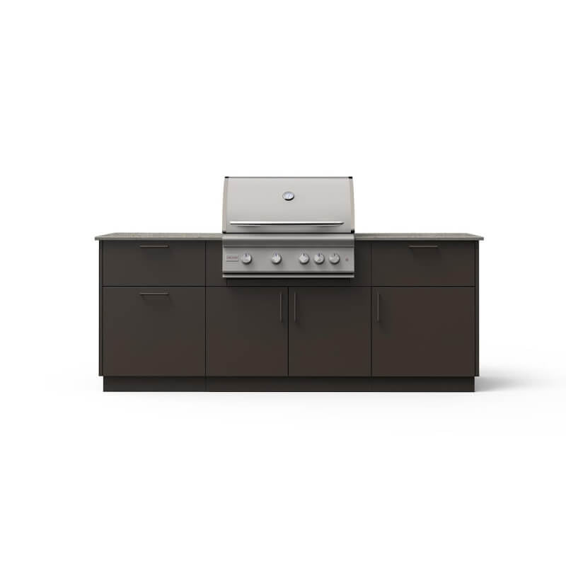Blaze Sunrise 8 - Ft Outdoor Kitchen Island w/ 32 - Inch Premium LTE+ Gas Grill - by Blaze Grills | Buy at Agent BBQ