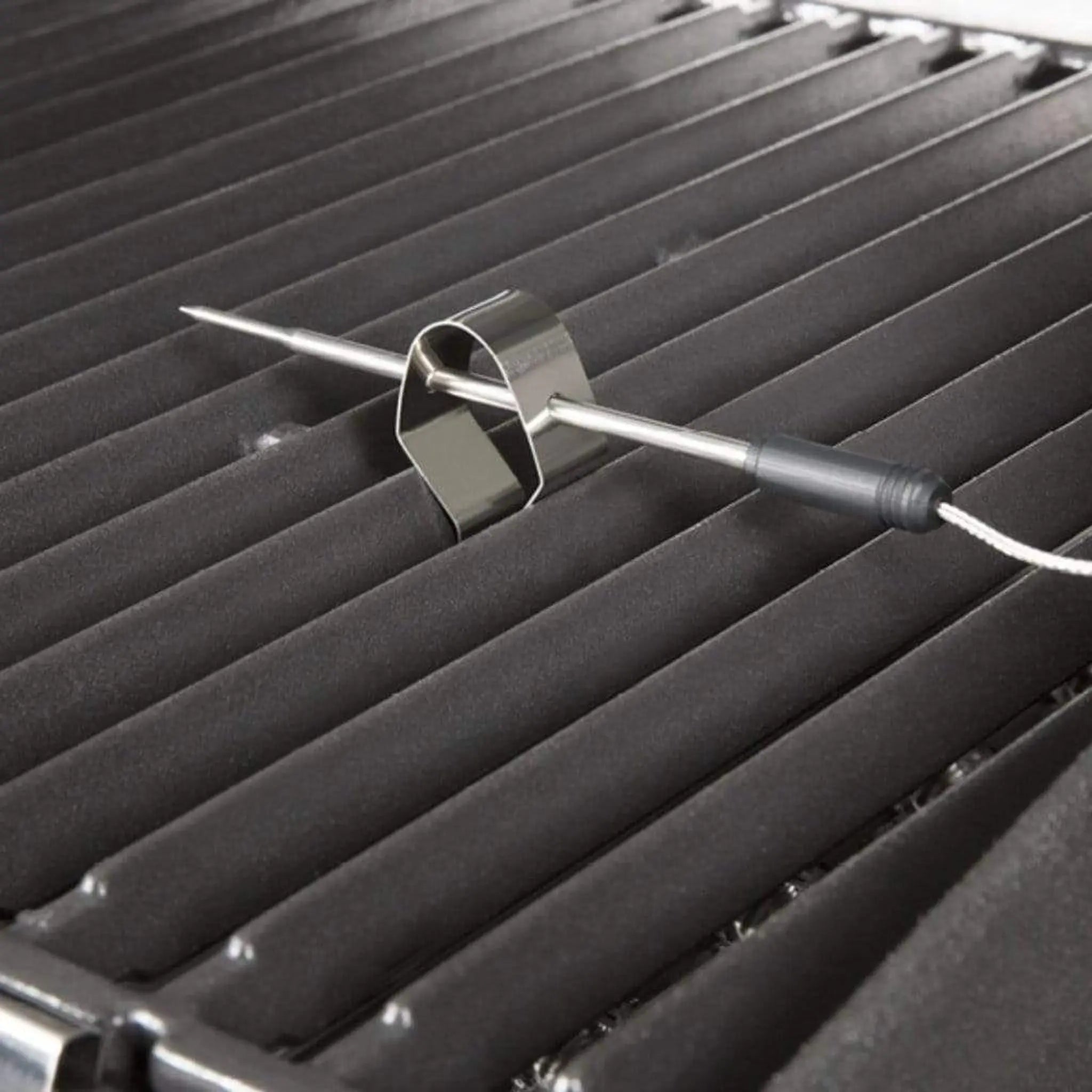 Broil King 10" Black Digital Side Table Thermometer w/ Meat Probes - by Broil King | Buy at Agent BBQ