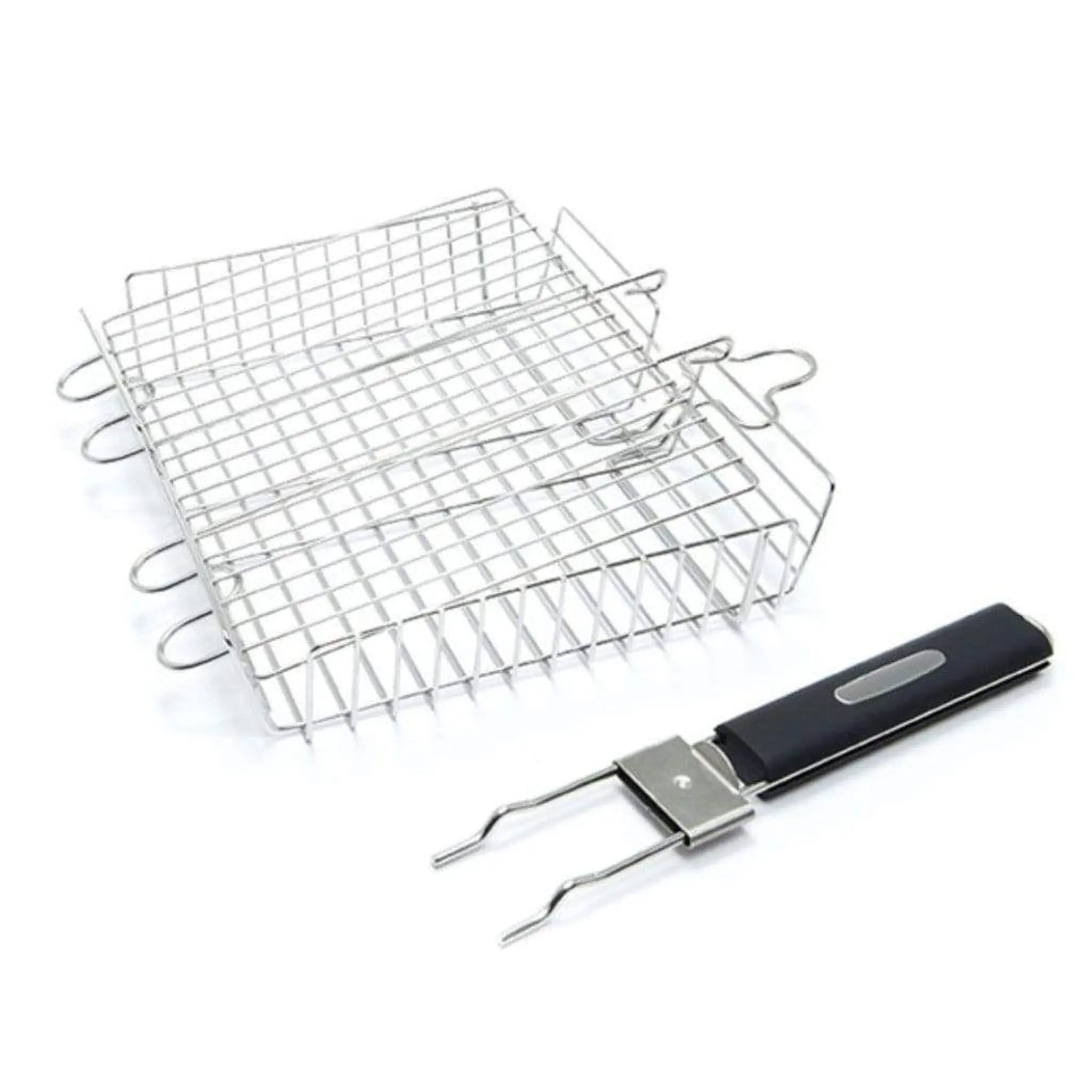 Broil King 12" Stainless Steel Grill Basket w/ Detachable Handle - by Broil King | Buy at Agent BBQ