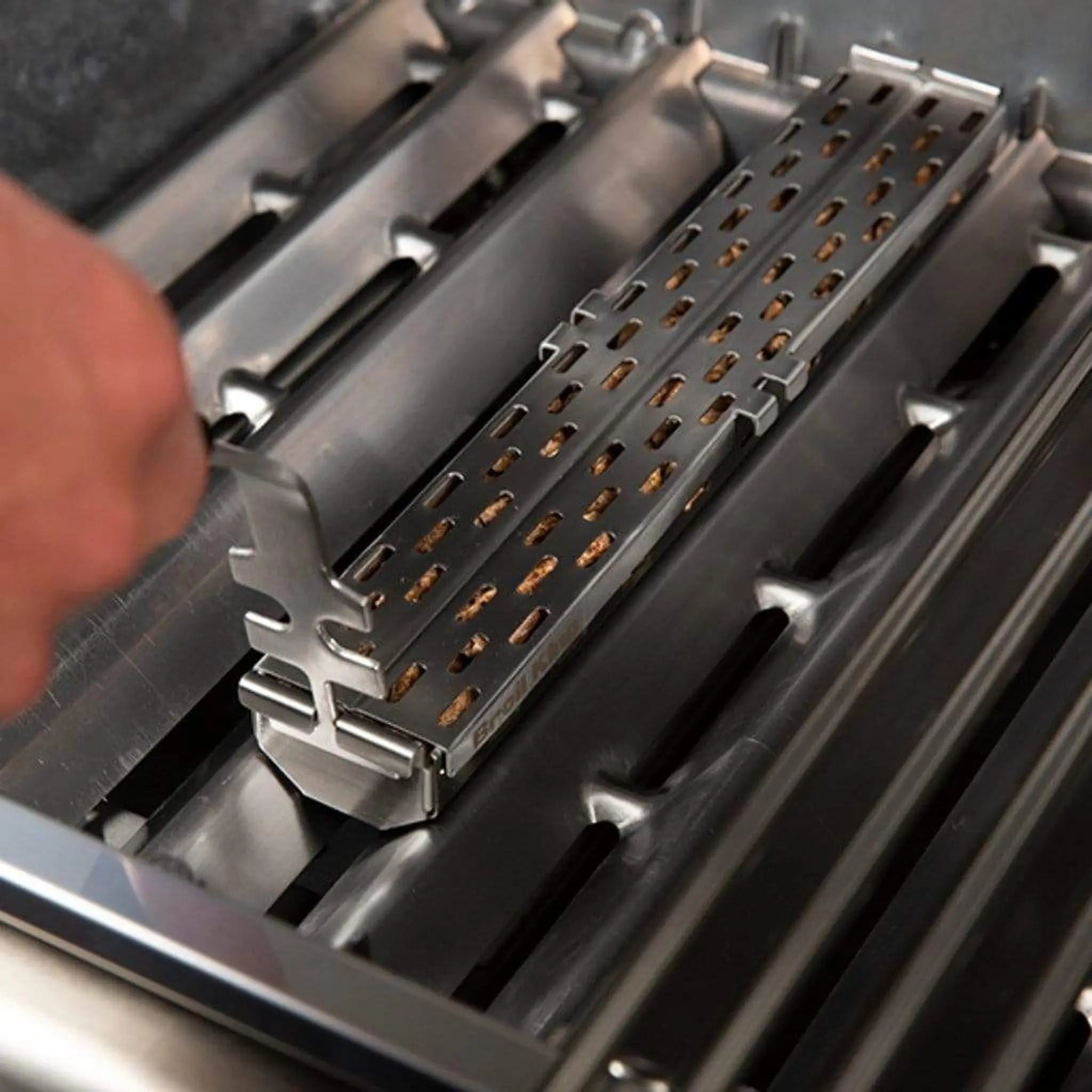 Broil King 12" Stainless Steel Pellet Smoker Box - by Broil King | Buy at Agent BBQ